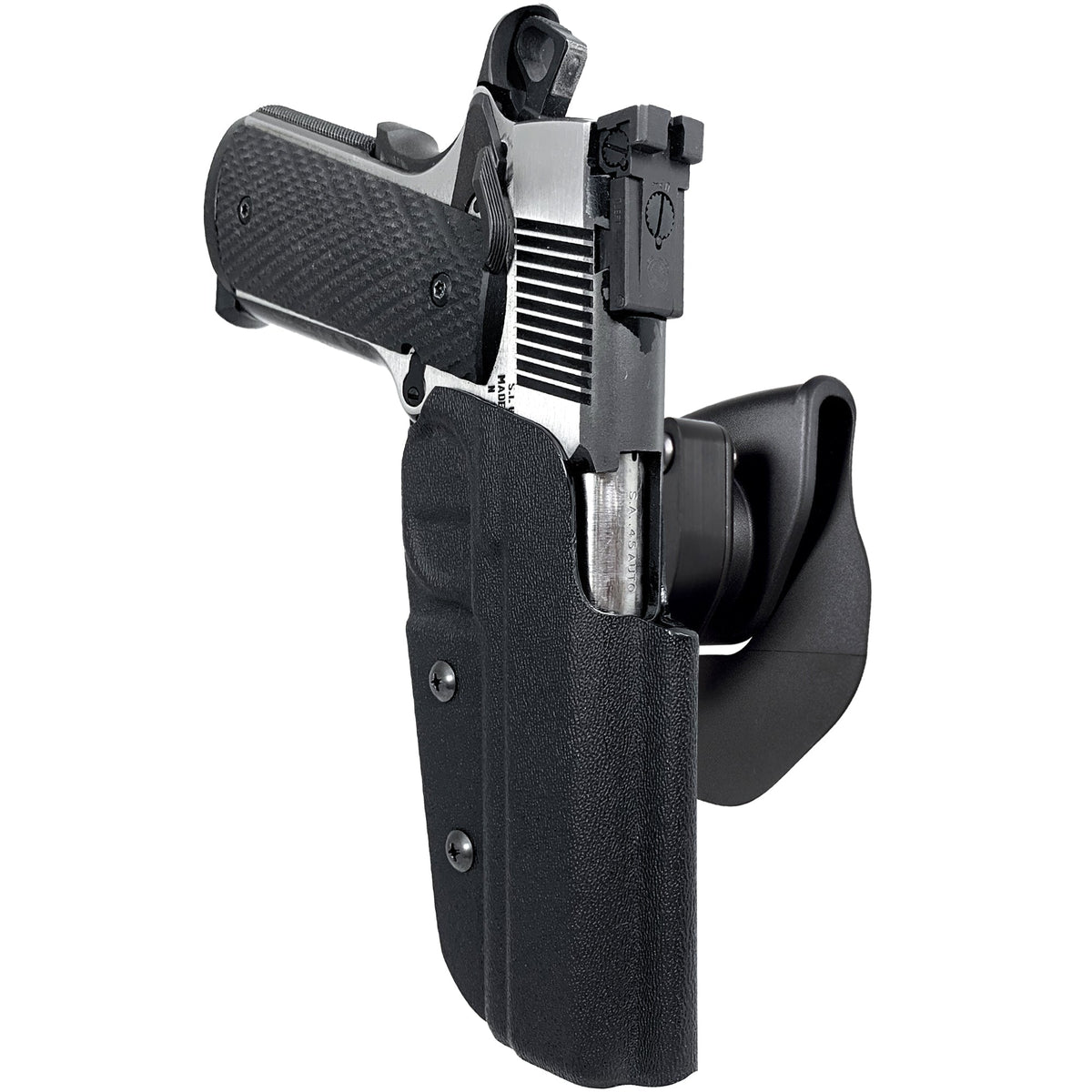 1911 4.25'' w/o Rail OWB Quick Release Paddle Holster by Black Scorpion Outdoor Gear