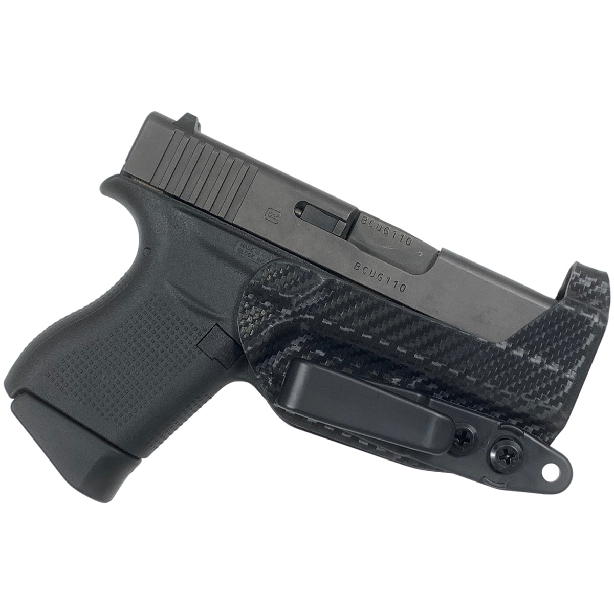 Glock 43, 43X Trigger Guard Tuckable Holster by Black Scorpion Outdoor Gear