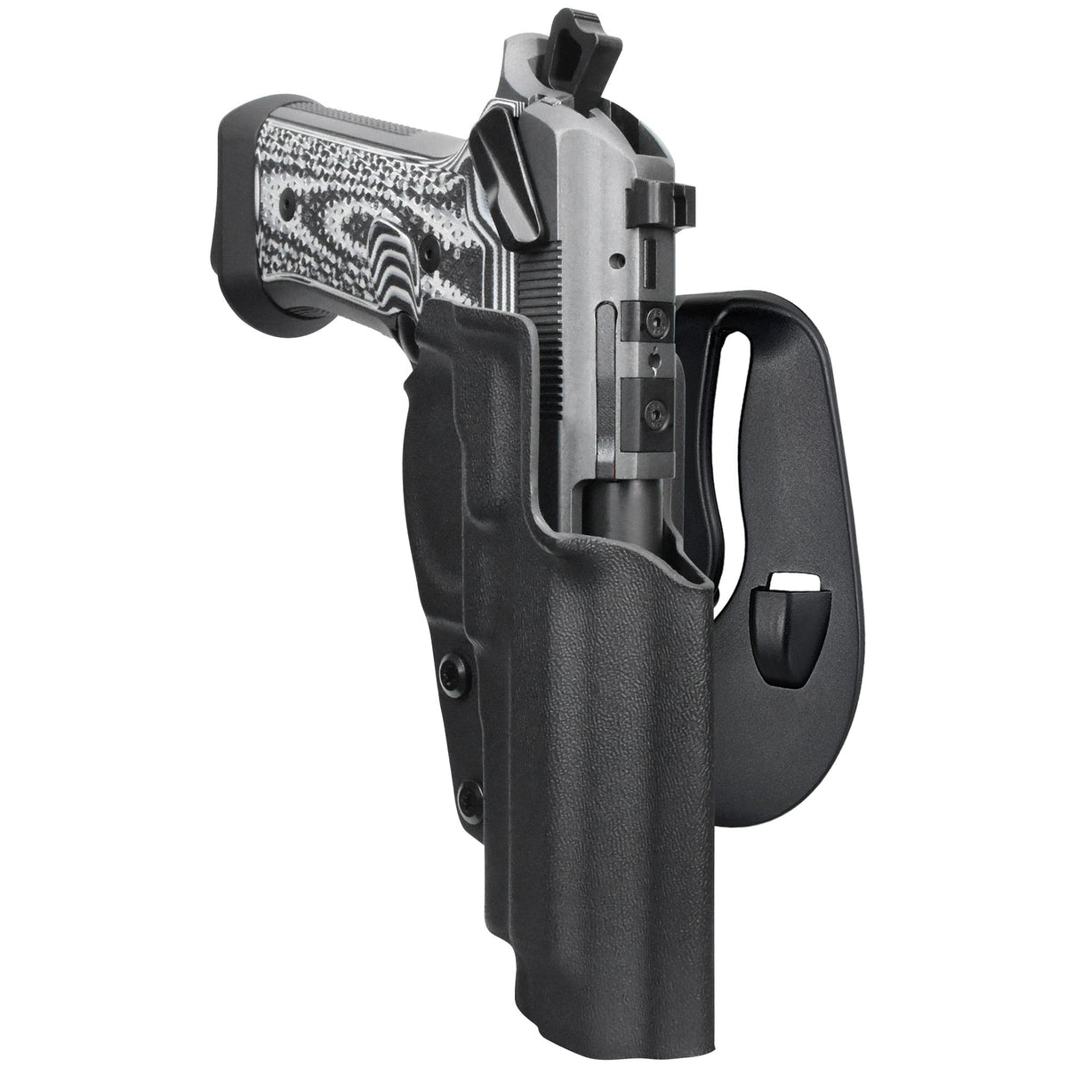 Beretta 92XI SAO, SAO Tactical, Squalo OWB Paddle Holster by Black Scorpion Outdoor Gear