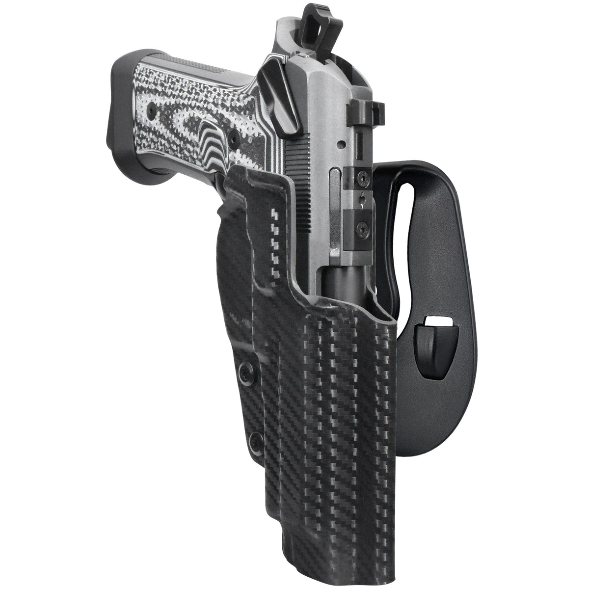 Beretta 92XI SAO, SAO Tactical, Squalo OWB Paddle Holster by Black Scorpion Outdoor Gear – view 2
