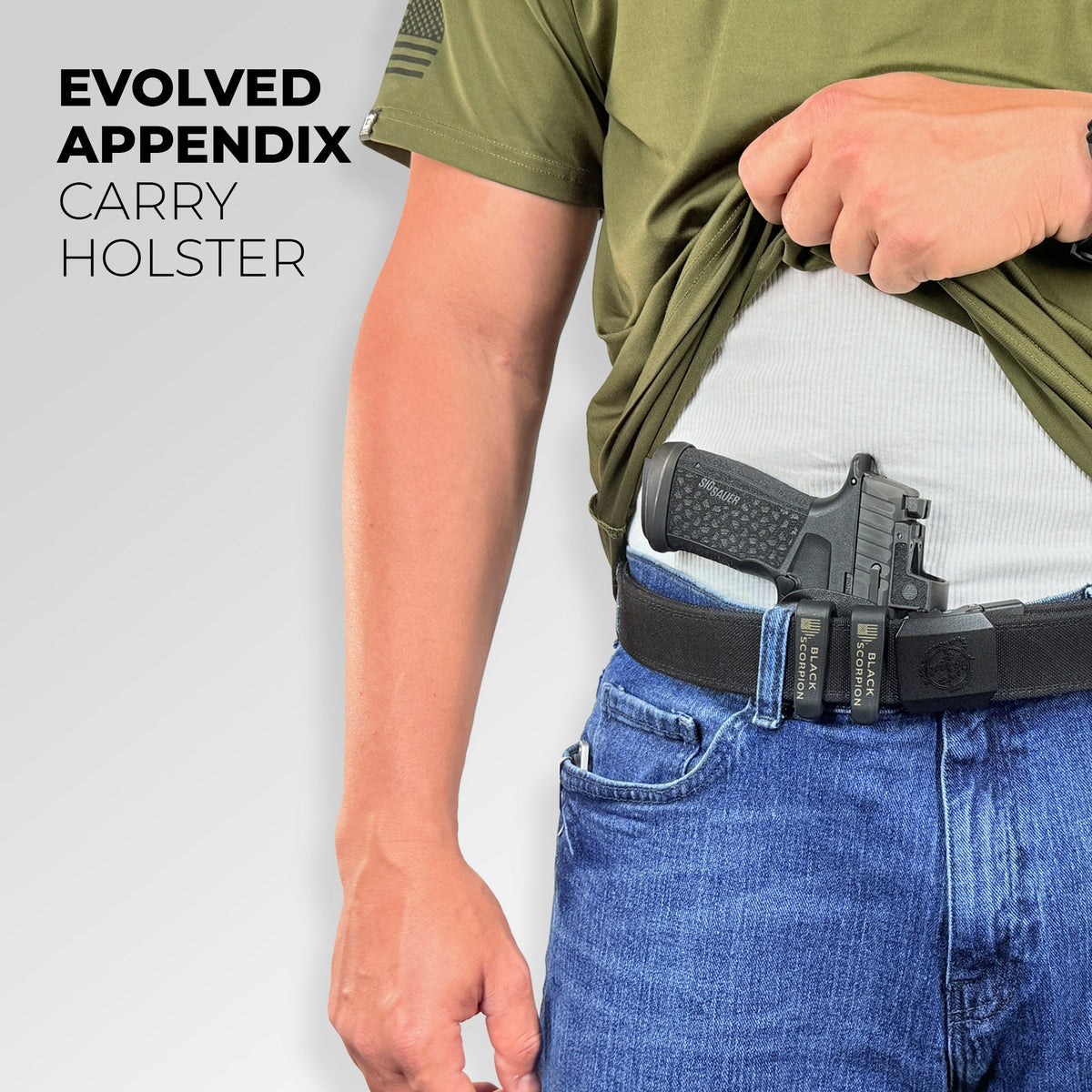 Springfield Armory Echelon 4.0C w/ Streamlight TLR-7X AIWB Dual Clip X Holster by Black Scorpion Outdoor Gear – view 5
