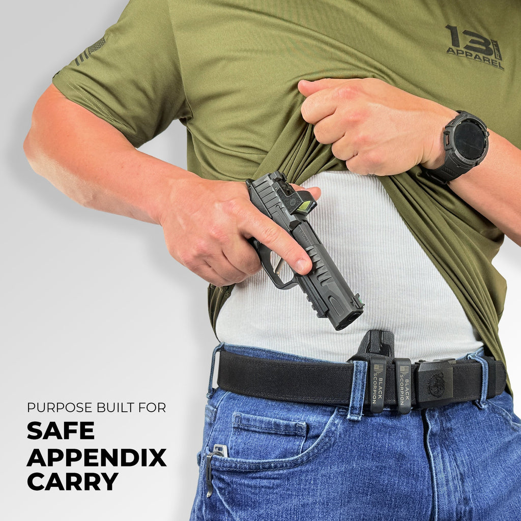Smith & Wesson CSX E-Series 3.6'' AIWB Dual Clip X Holster by Black Scorpion Outdoor Gear – view 6