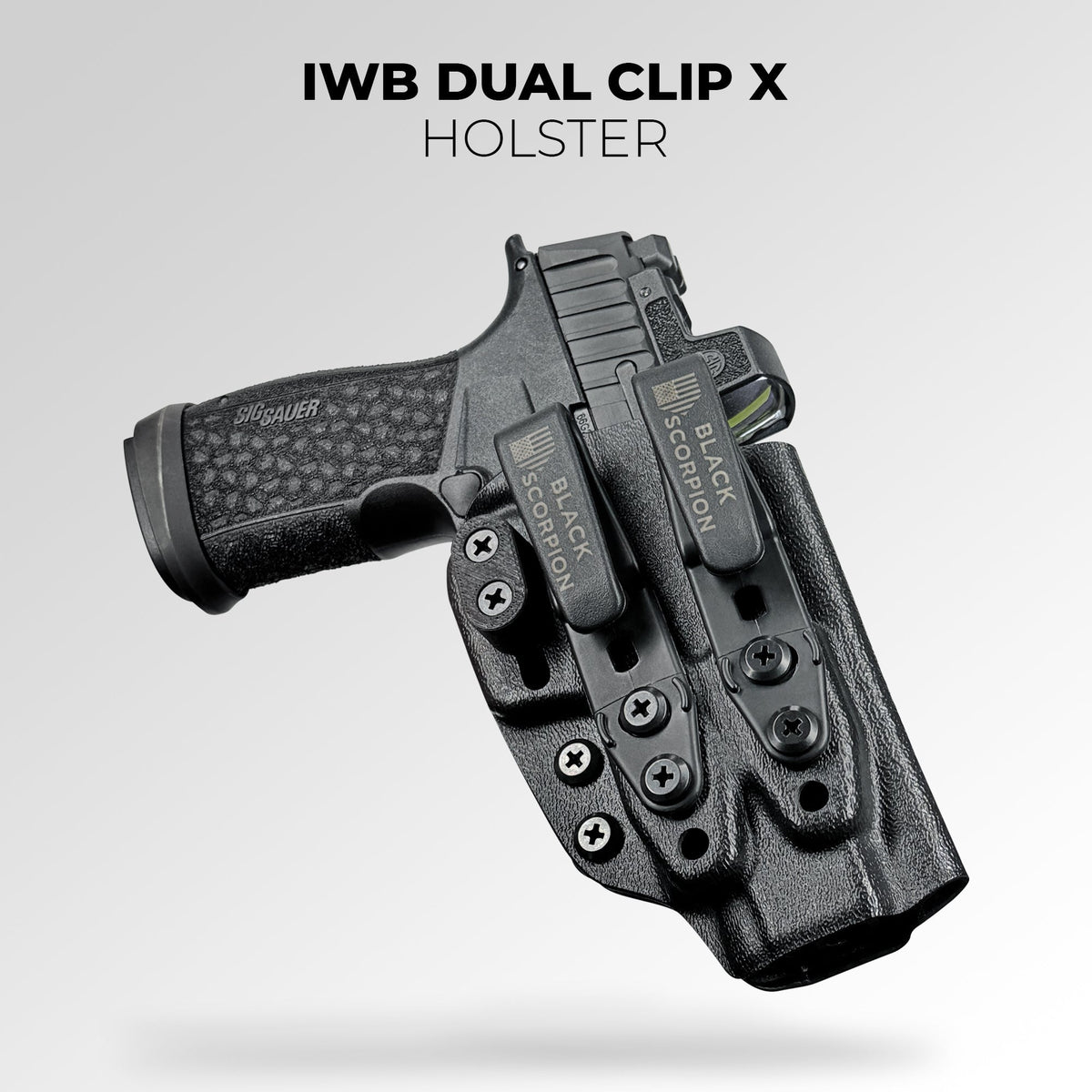 Sig Sauer P320 Compact AIWB Dual Clip X Holster by Black Scorpion Outdoor Gear – view 11