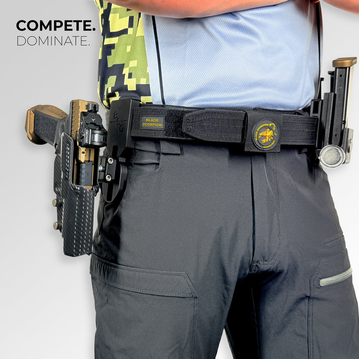 Pro Heavy Duty Competition Belt by Black Scorpion Outdoor Gear – view 2