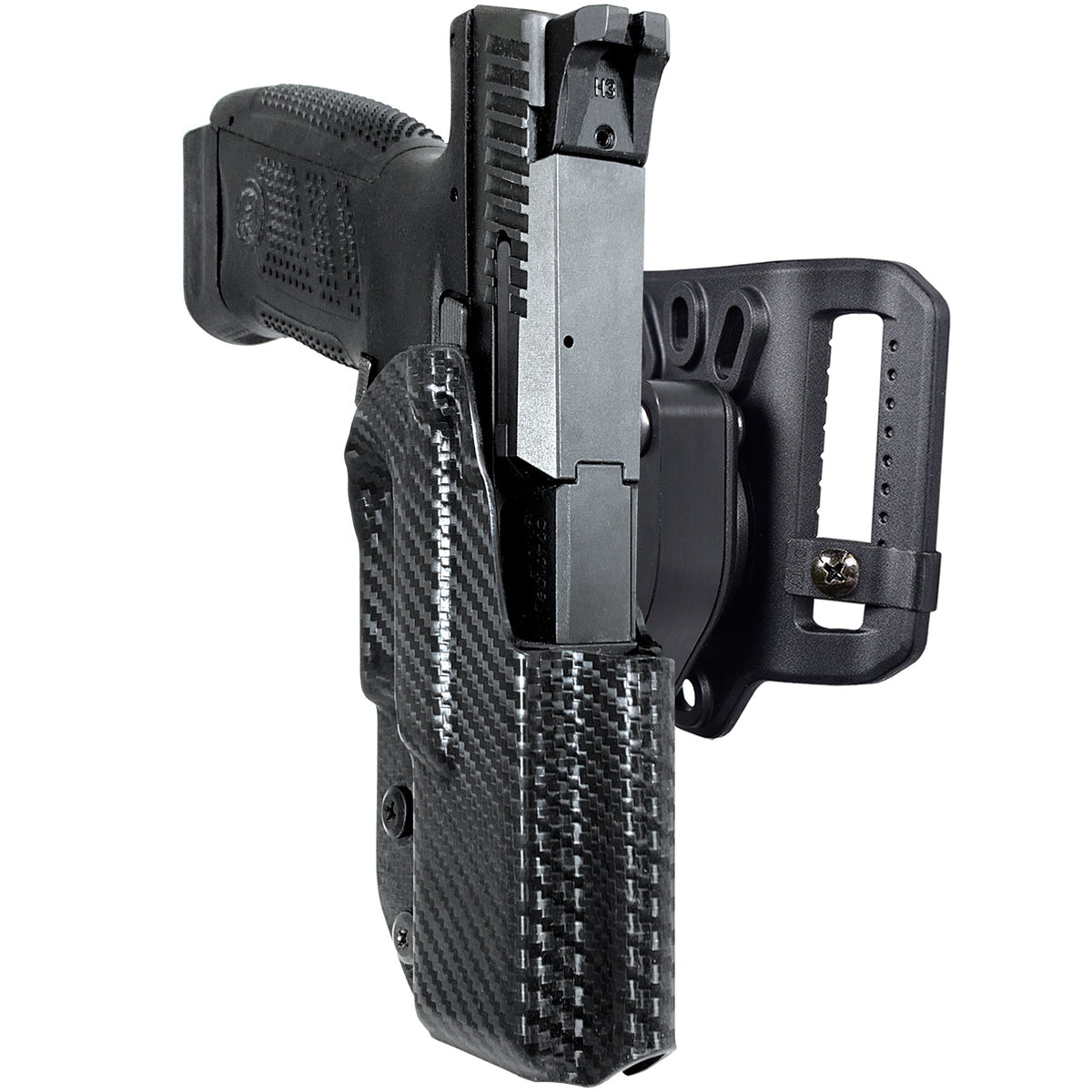 CZ P-10 C Quick Release Belt Loop Holster by Black Scorpion Outdoor Gear – view 2