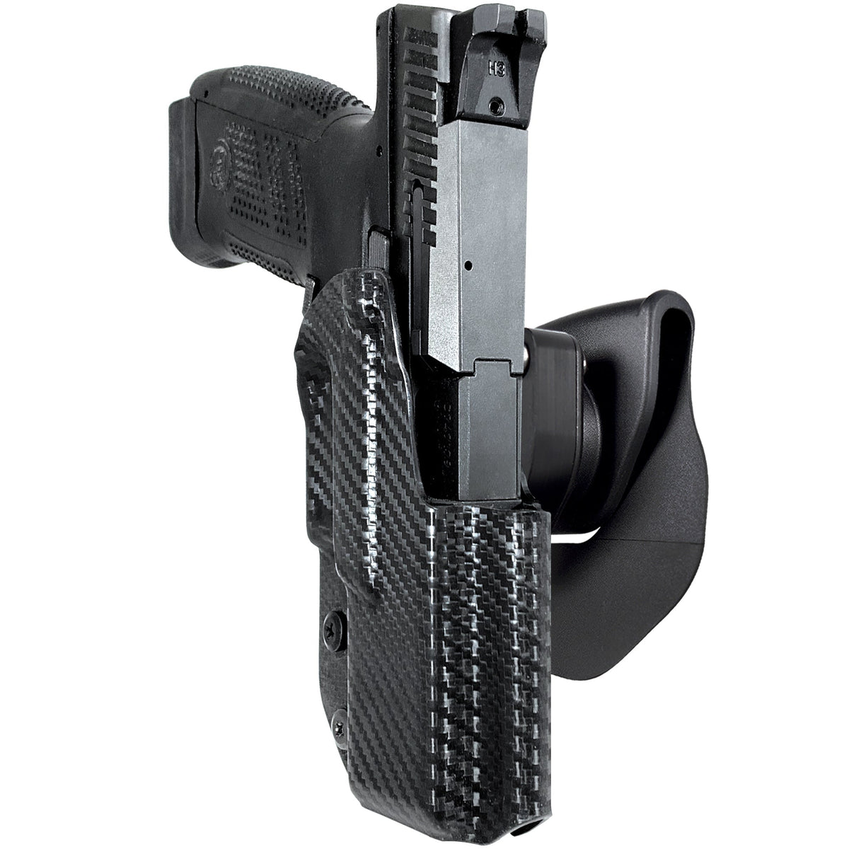 CZ P-10 C OWB Quick Release Paddle Holster by Black Scorpion Outdoor Gear – view 2