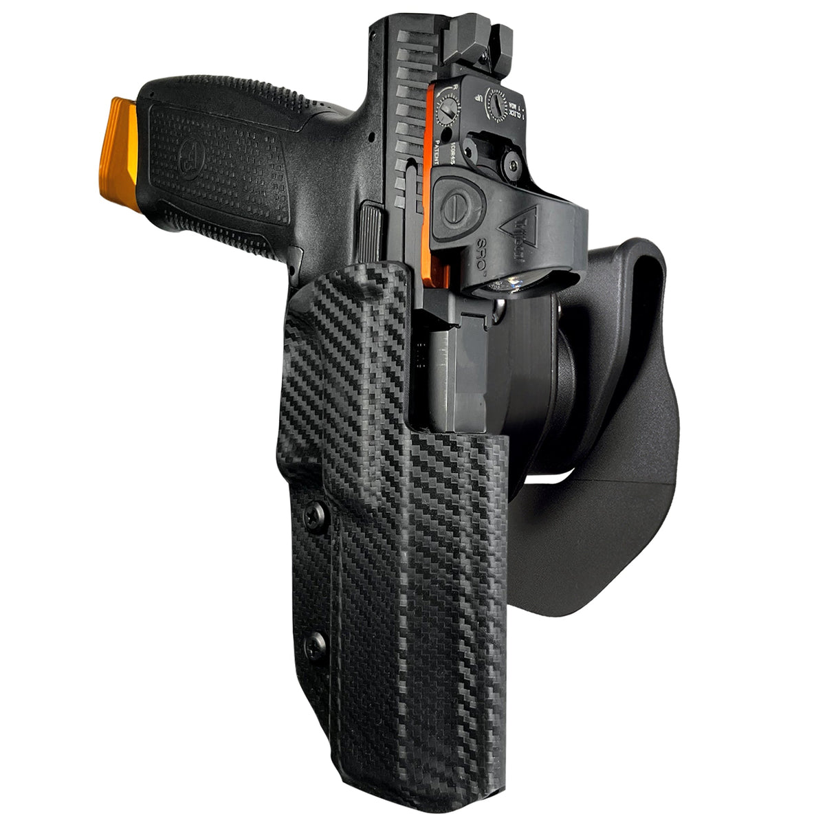 CZ P-10 F OWB Quick Release Paddle Holster by Black Scorpion Outdoor Gear – view 2