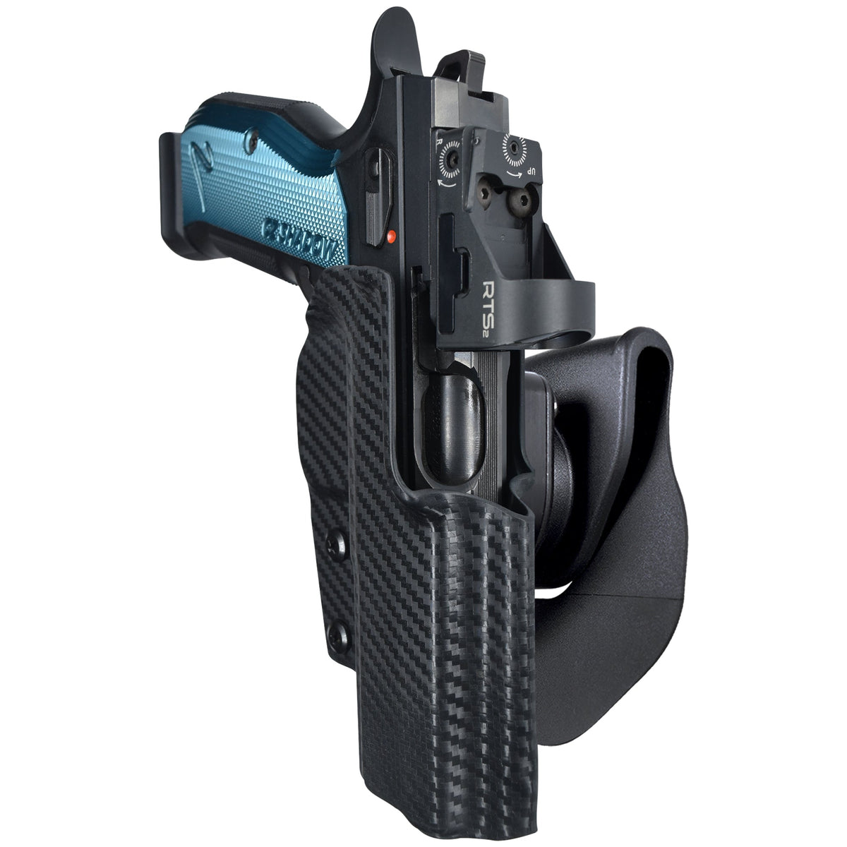 CZ Shadow 2 OWB Quick Release Paddle Holster by Black Scorpion Outdoor Gear – view 2