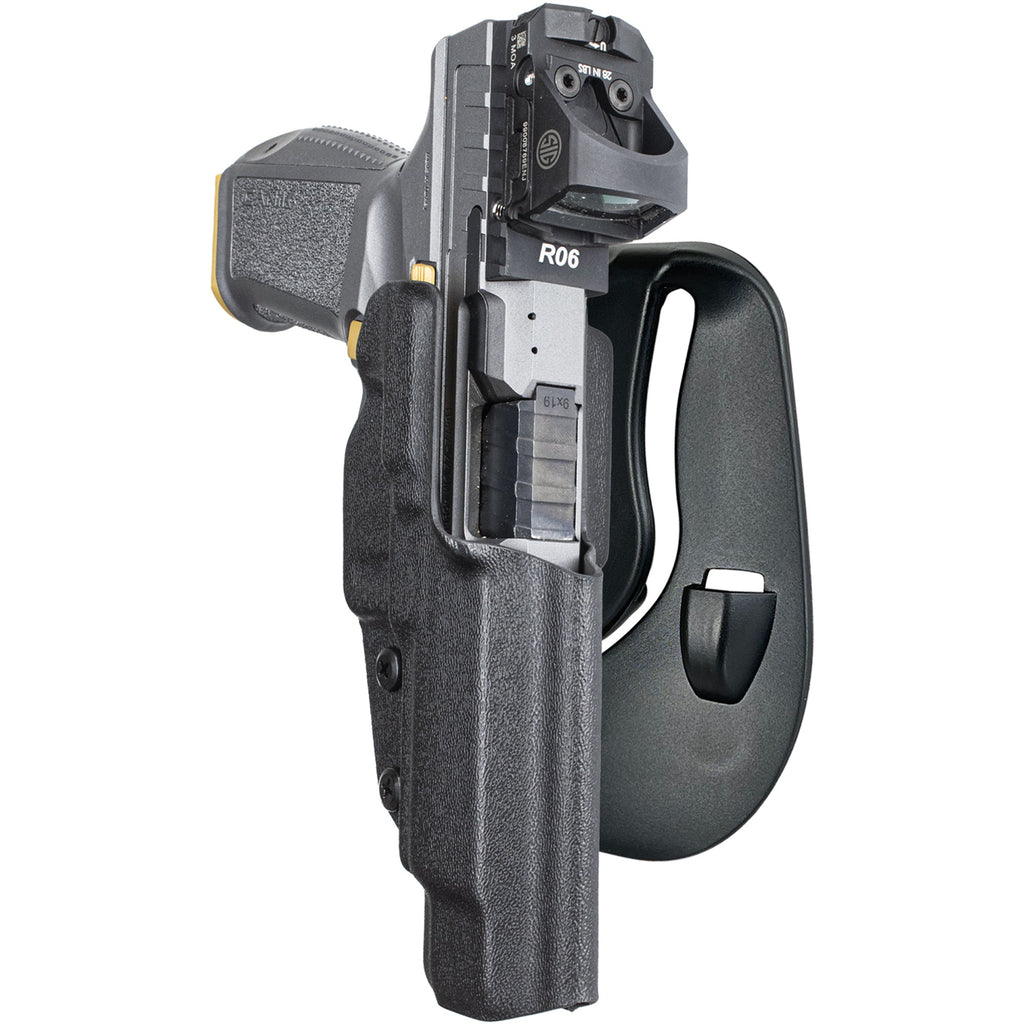 Canik SFx Rival w/ Align Tactical Thumb Rest OWB Paddle Holster by Black Scorpion Outdoor Gear