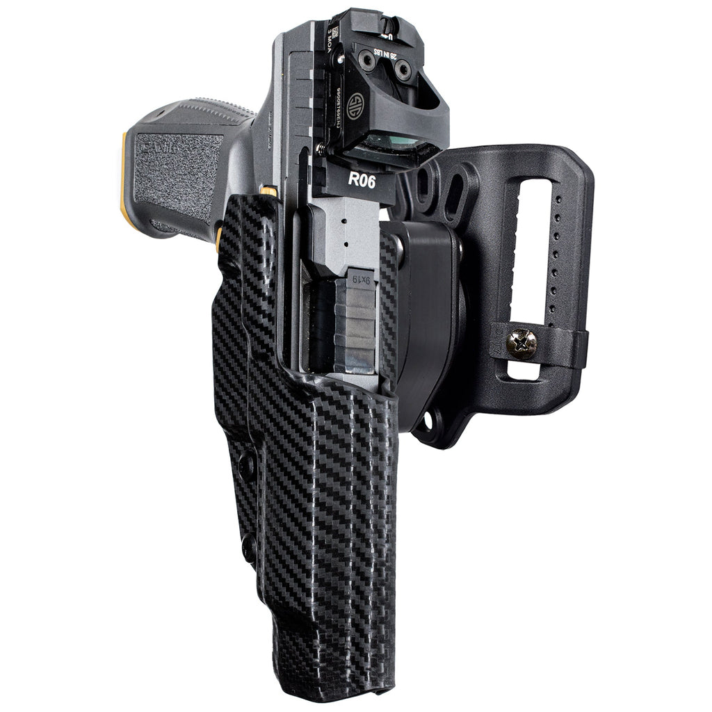 Canik SFx Rival w/ Align Tactical Thumb Rest Quick Release Belt Loop Holster by Black Scorpion Outdoor Gear – view 2