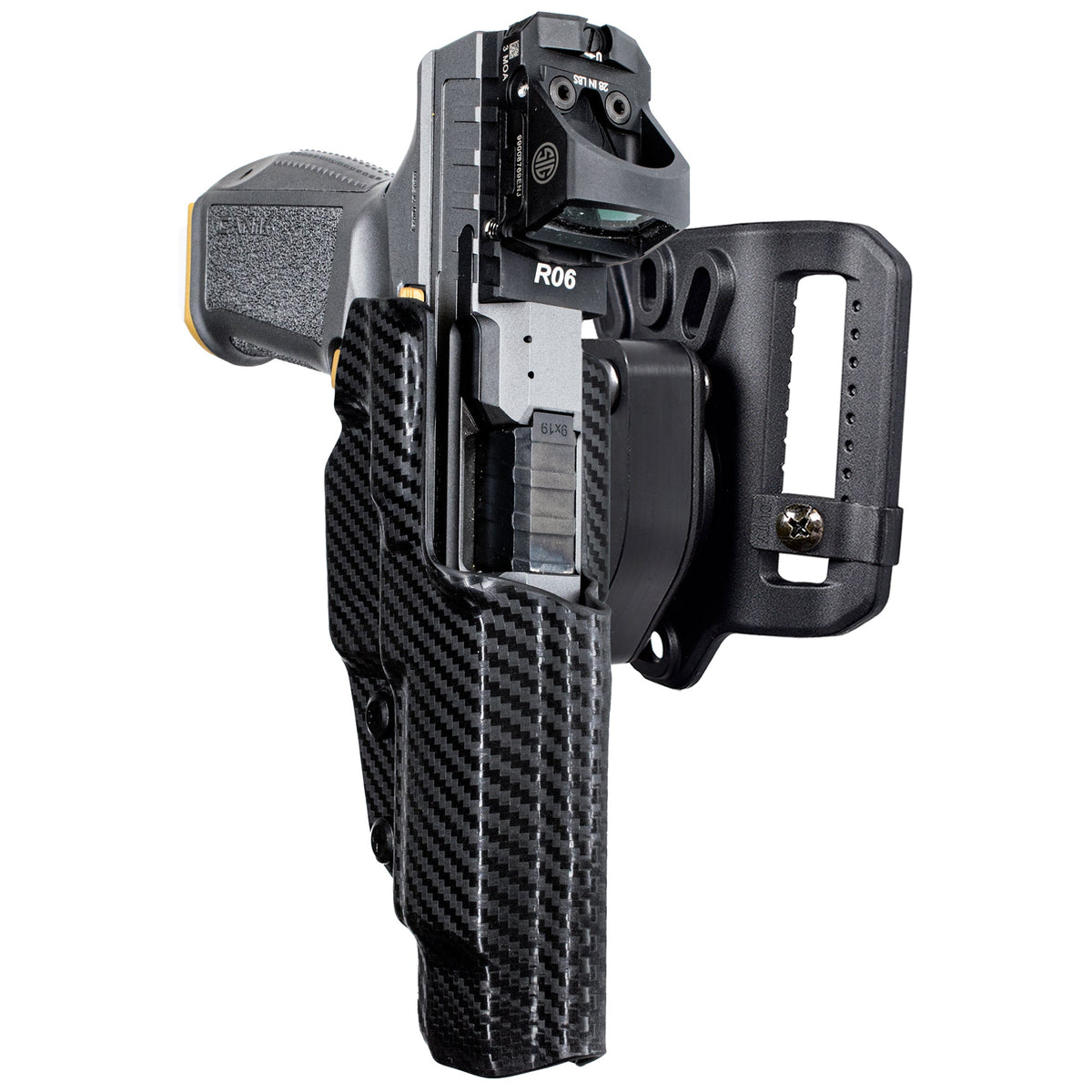 Canik SFx Rival w/ Align Tactical Thumb Rest Quick Release Belt Loop Holster by Black Scorpion Outdoor Gear – view 2