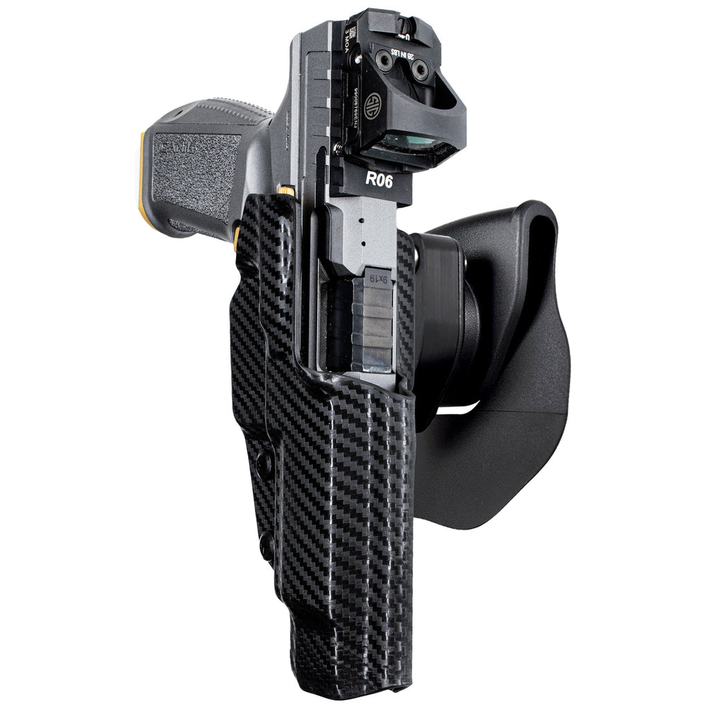 Canik SFx Rival w/ Align Tactical Thumb Rest OWB Quick Release Paddle Holster by Black Scorpion Outdoor Gear – view 2