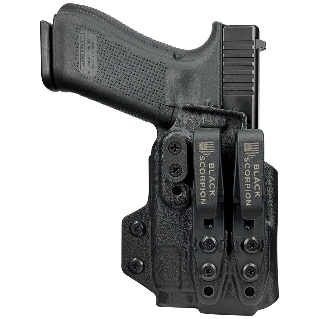 Glock 19, 23, 45 (Gen-5) w/ Streamlight TLR-7X AIWB Dual Clip X Holster by Black Scorpion Outdoor Gear