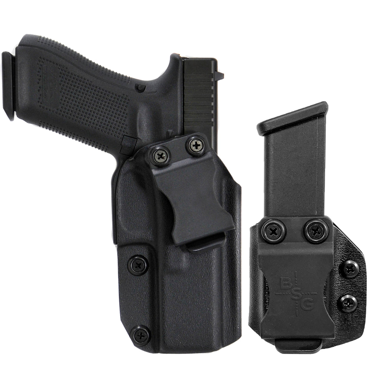 Glock 17, 22, 31 IWB Sweat Guard Holster & Mag Pouch Combo by Black Scorpion Outdoor Gear