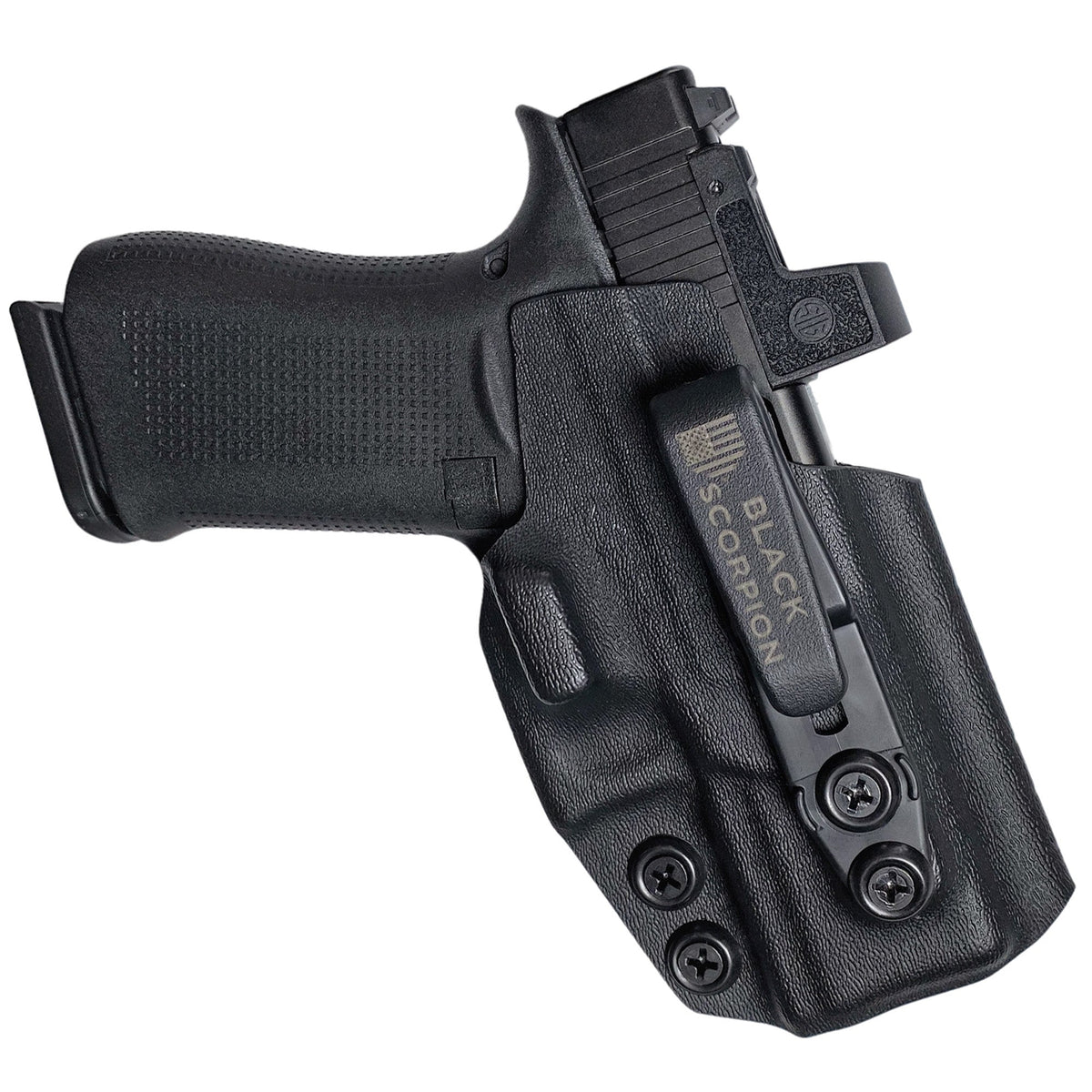 Glock 43X MOS IWB Belt Wing Tuckable Holster by Black Scorpion Outdoor Gear