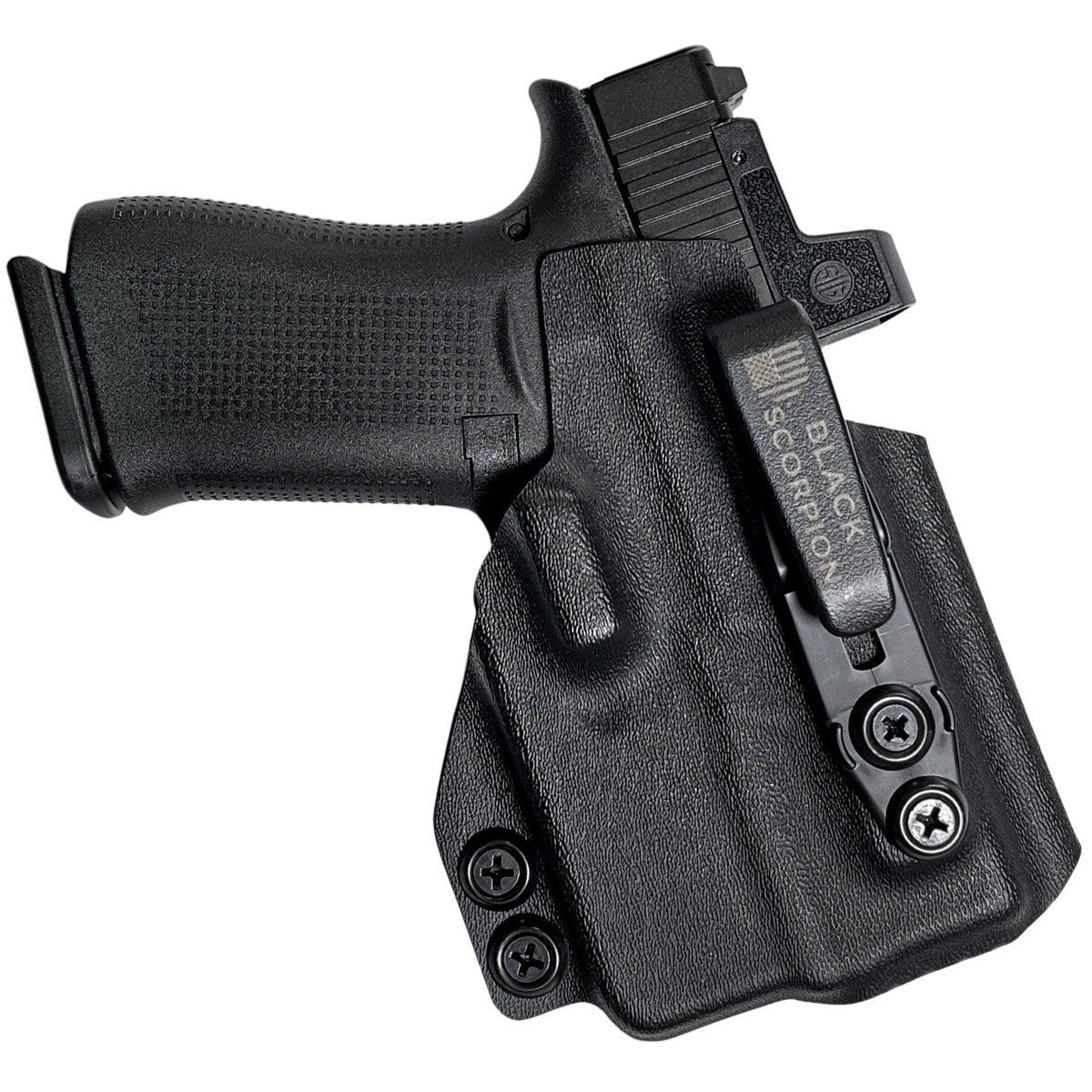 Glock 43X MOS w/ Streamlight TLR-6 IWB Belt Wing Tuckable Holster by Black Scorpion Outdoor Gear