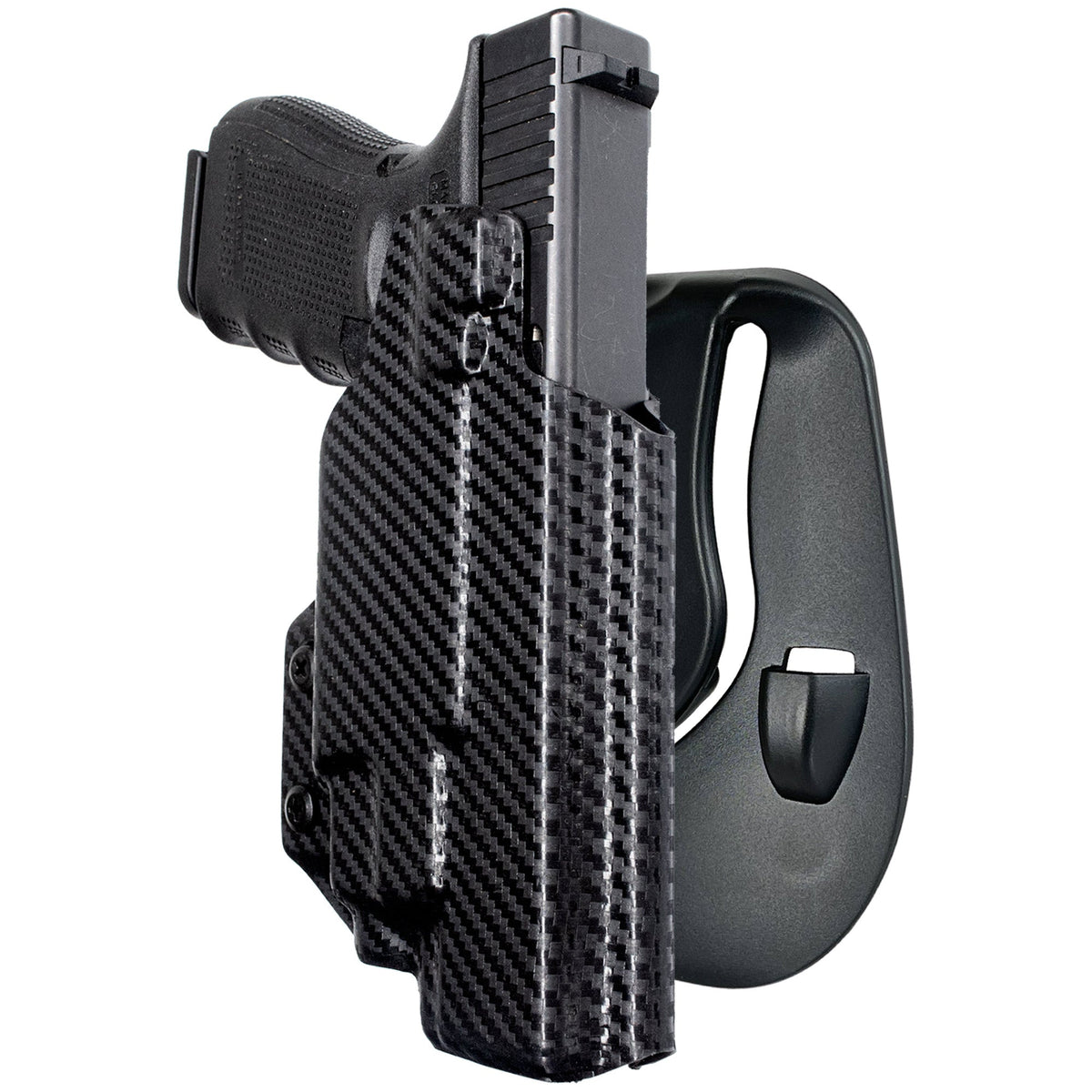 Glock 17, 19,19X, 22, 31, 44, 45 w/ Streamlight TLR7-A/TLR-8AG OWB Paddle Holster by Black Scorpion Outdoor Gear – view 2