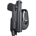 Glock 17, 19, 19X, 22, 31, 44, 45 w/ SureFire X300U-A OWB Paddle Holster by Black Scorpion Outdoor Gear