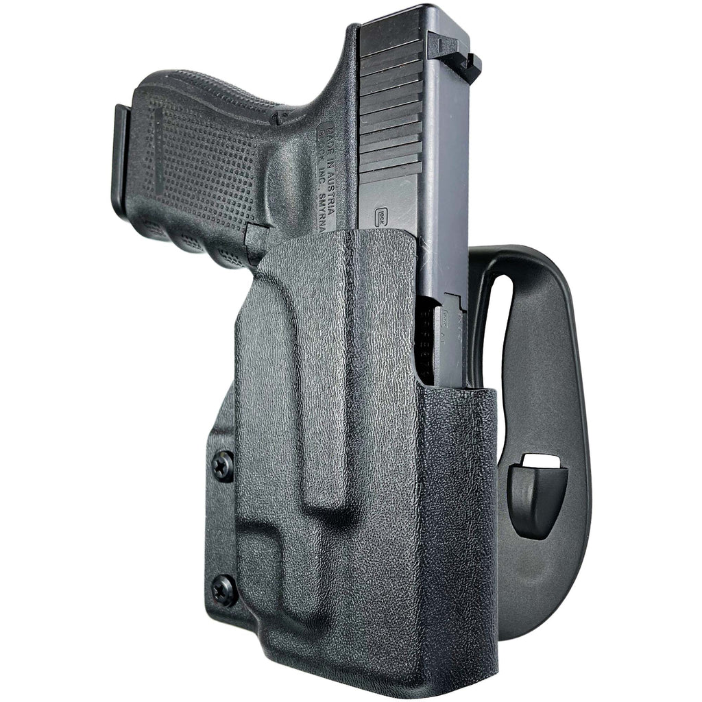 Glock 19, 23 w/ Streamlight TLR-7A OWB Paddle Holster by Black Scorpion Outdoor Gear