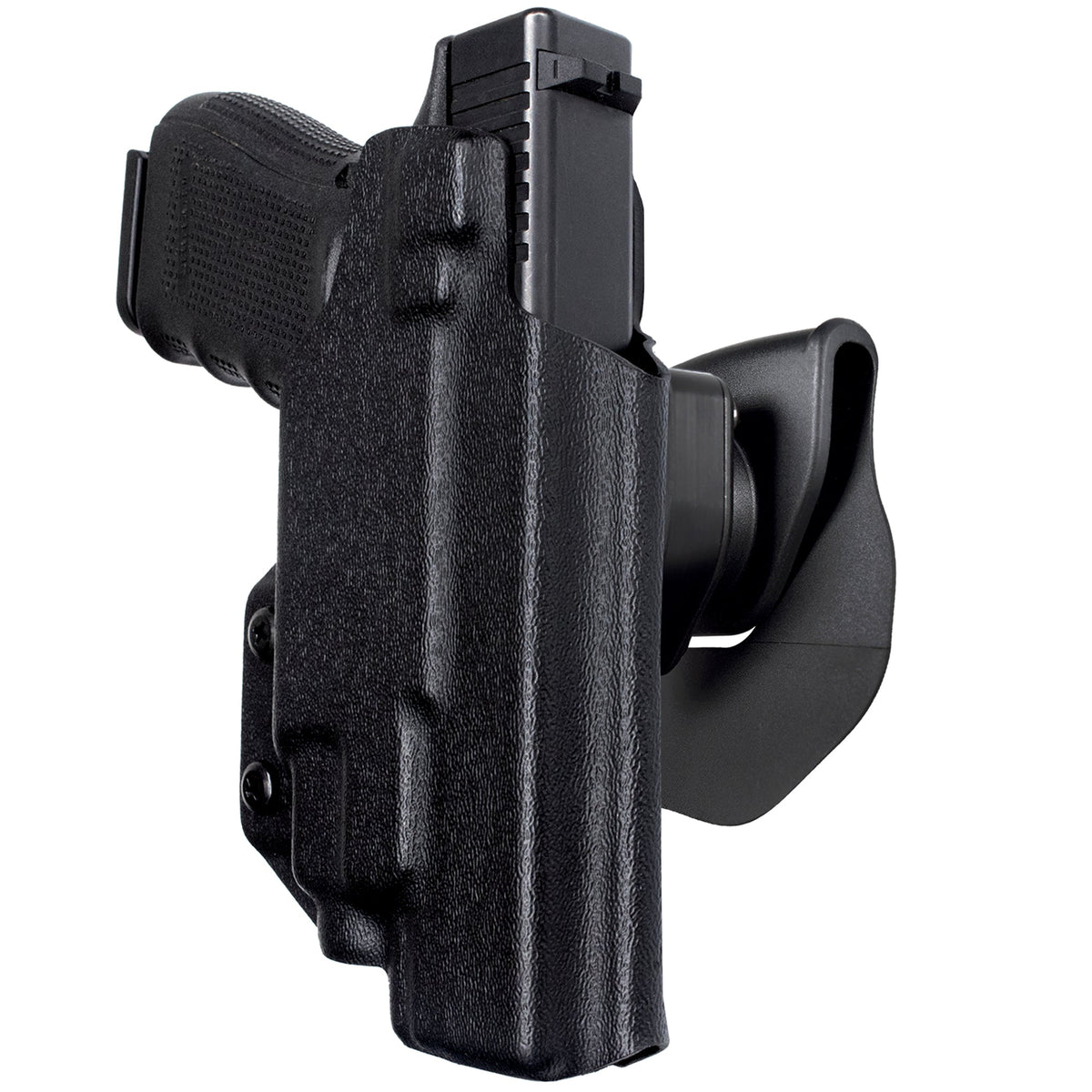 Glock 17, 22, 44, 45 w/ Streamlight TLR-7/TLR-8 OWB Quick Release Paddle Holster by Black Scorpion Outdoor Gear