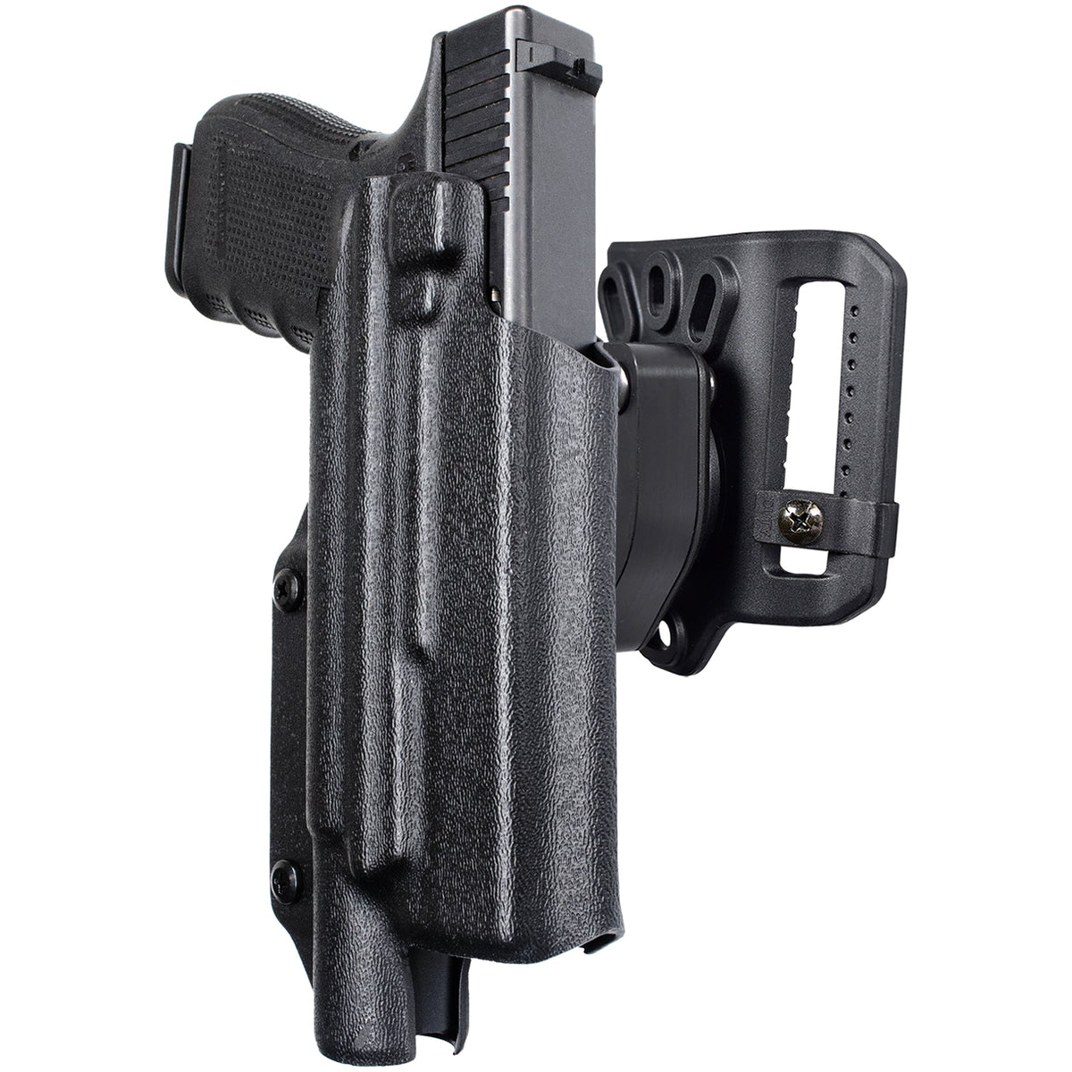 Glock 17, 22, 44, 45 w/ SureFire X300U-A Quick Release Belt Loop Holster by Black Scorpion Outdoor Gear