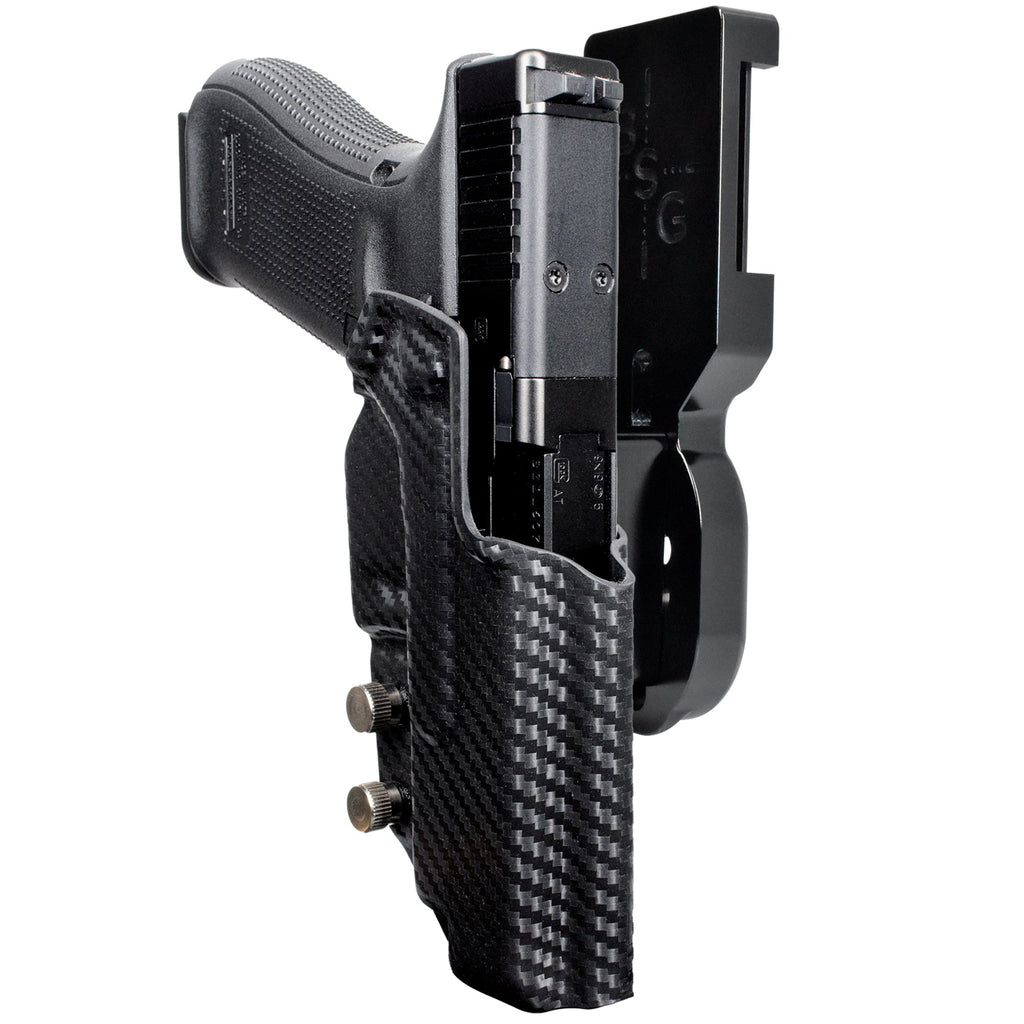 Glock 17 19 19X 22 34 44 45 w/ Align Tactical Thumb Rest Pro Heavy Duty Competition Holster by Black Scorpion Outdoor Gear – view 2