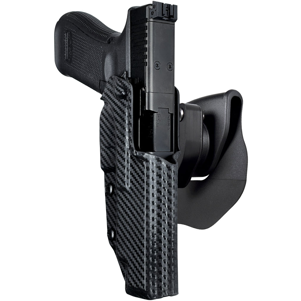 Glock 34, 35 w/ Align Tactical Thumb Rest OWB Quick Release Paddle Holster by Black Scorpion Outdoor Gear – view 2