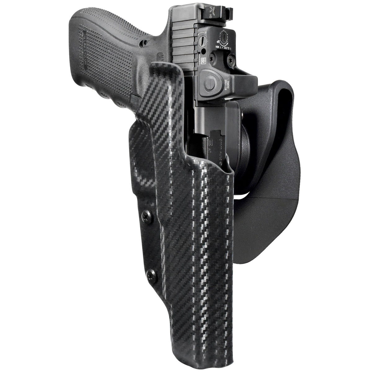 Glock 40 MOS Gen 4 OWB Quick Release Paddle Holster by Black Scorpion Outdoor Gear – view 2
