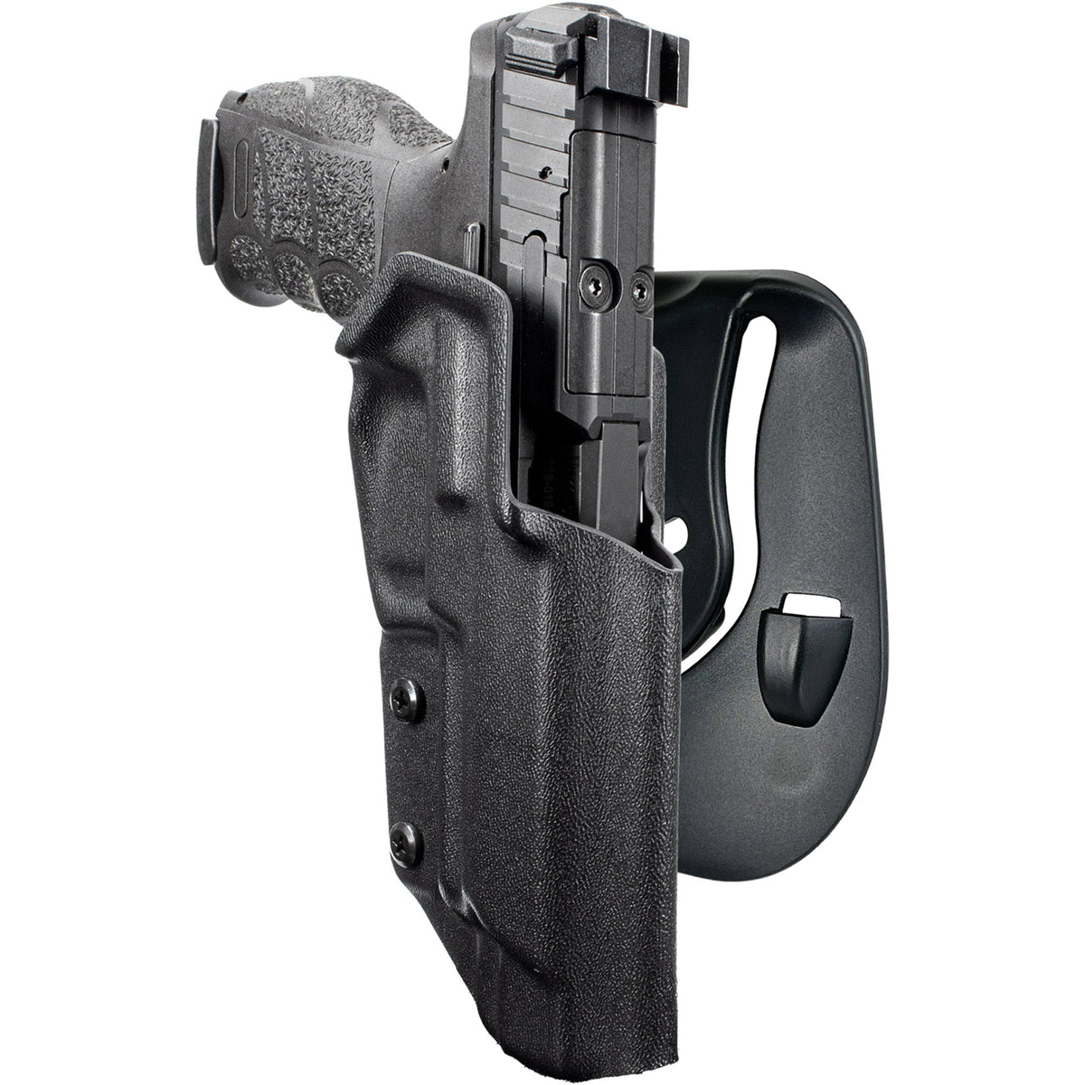 Heckler & Koch VP9L w/ Align Tactical Thumb Rest OWB Paddle Holster by Black Scorpion Outdoor Gear