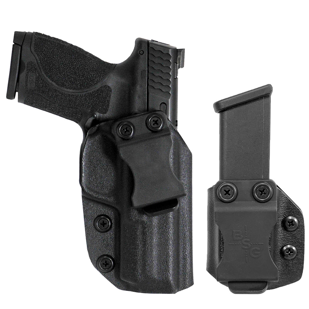 Smith & Wesson MP9, MP40 4.25'' IWB Kydex Holster & Mag Pouch Combo by Black Scorpion Outdoor Gear
