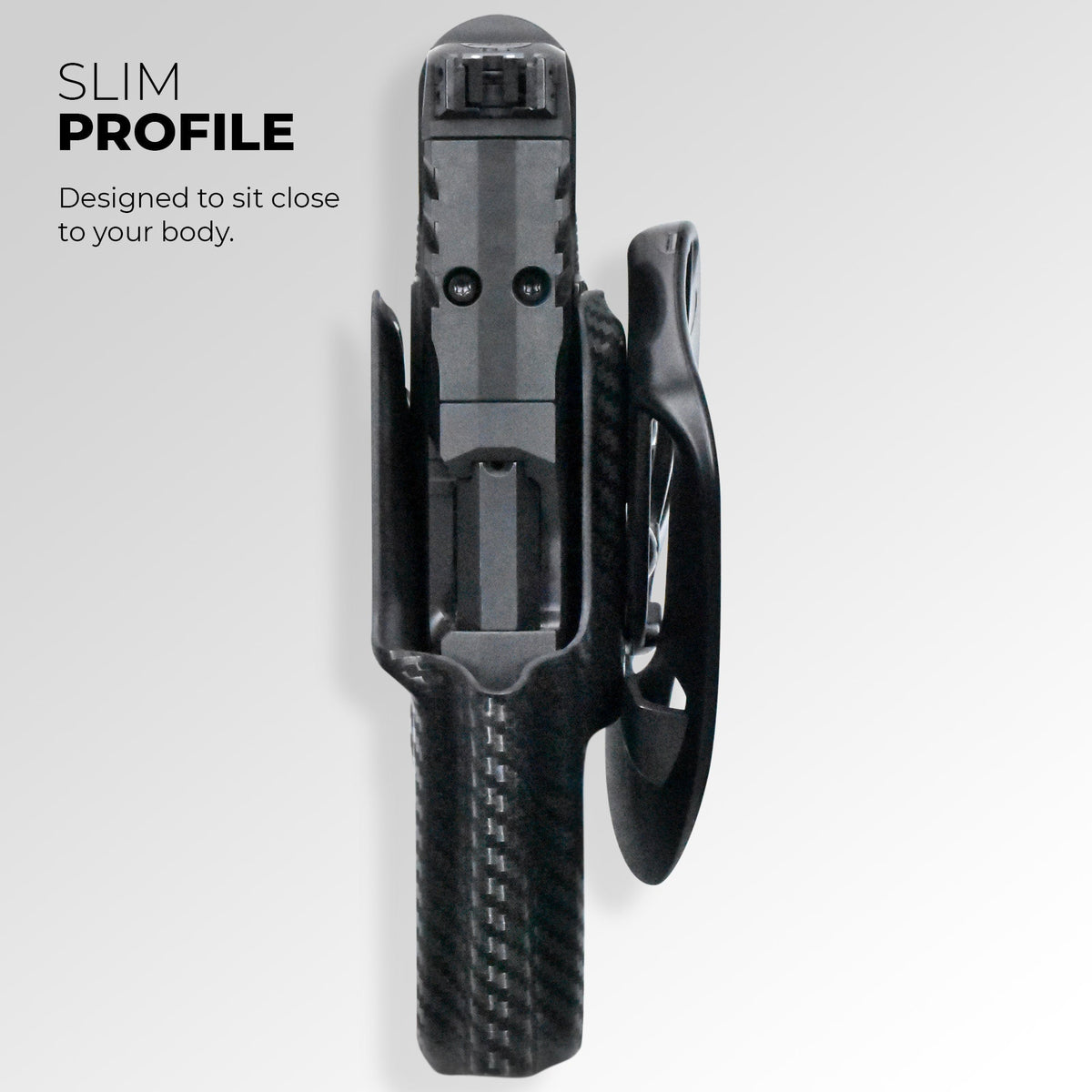 Sig Sauer P365 Fuse w/ Streamlight TLR-7X OWB Paddle Holster by Black Scorpion Outdoor Gear – view 6