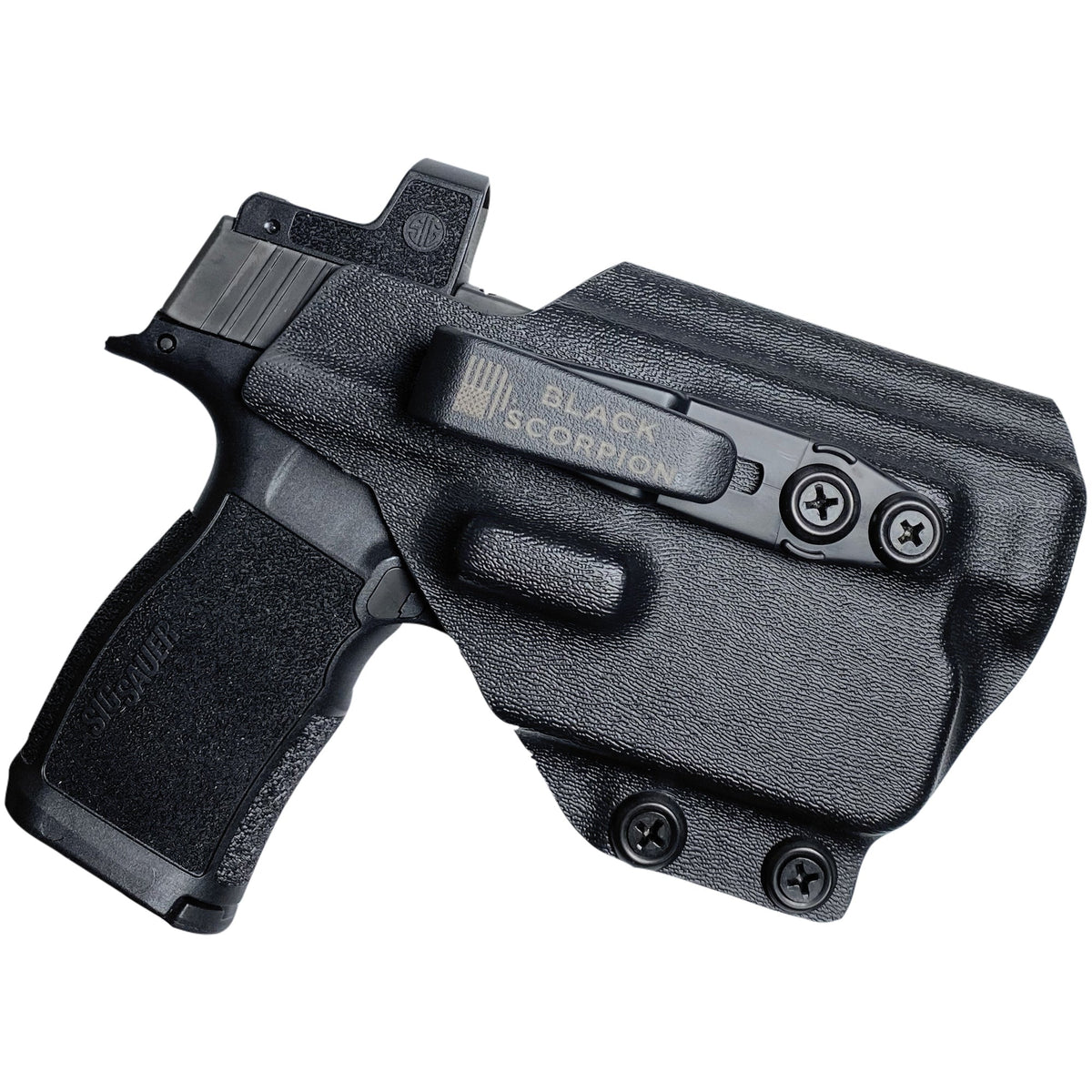 Sig Sauer P365 XL w/ TLR-6 Belt Wing Tuckable Holster by Black Scorpion Outdoor Gear – view 3