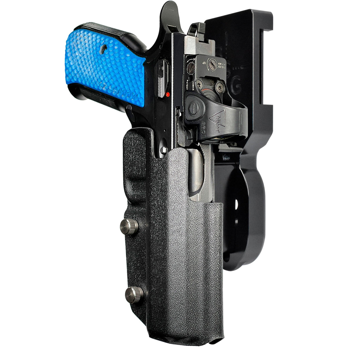 CZ Shadow 2 w/ TEvo Sports Thumb Rest Pro Heavy Duty Competition Holster by Black Scorpion Outdoor Gear
