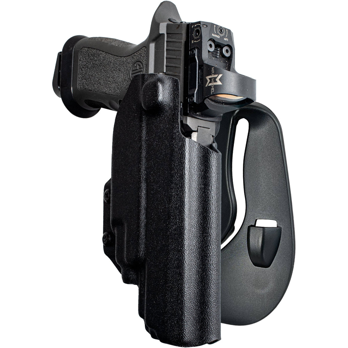 Sig Sauer P320 Full Size w/ Streamlight TLR-7A/TLR-8AG OWB Paddle Holster by Black Scorpion Outdoor Gear