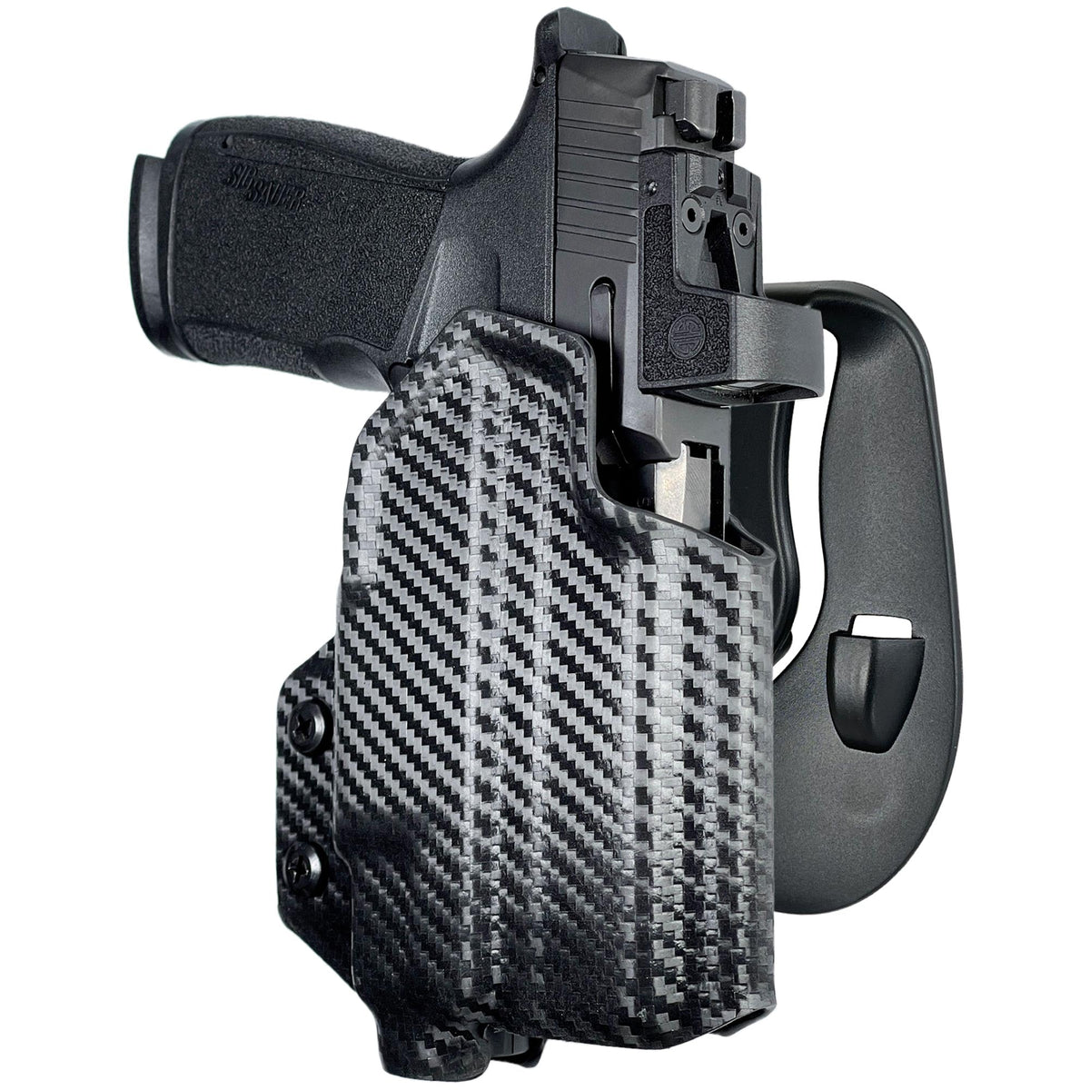 Sig Sauer P365 X-MACRO w/ Streamlight TLR-7A, TLR-8AG OWB Paddle Holster by Black Scorpion Outdoor Gear – view 2