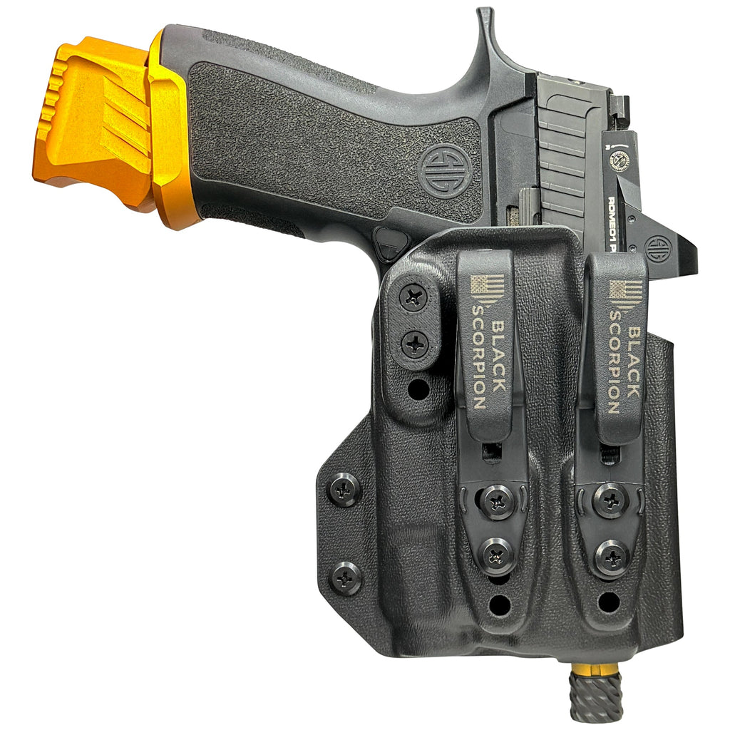 Sig Sauer P320 Compact w/ Streamlight TLR-7X AIWB Dual Clip X Holster by Black Scorpion Outdoor Gear