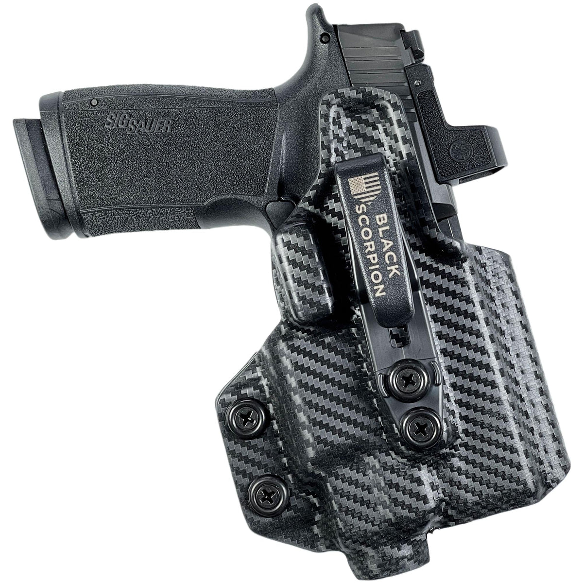 Sig Sauer P365 X-MACRO w/ TLR-7, TLR-8 IWB Belt Wing Tuckable Holster by Black Scorpion Outdoor Gear