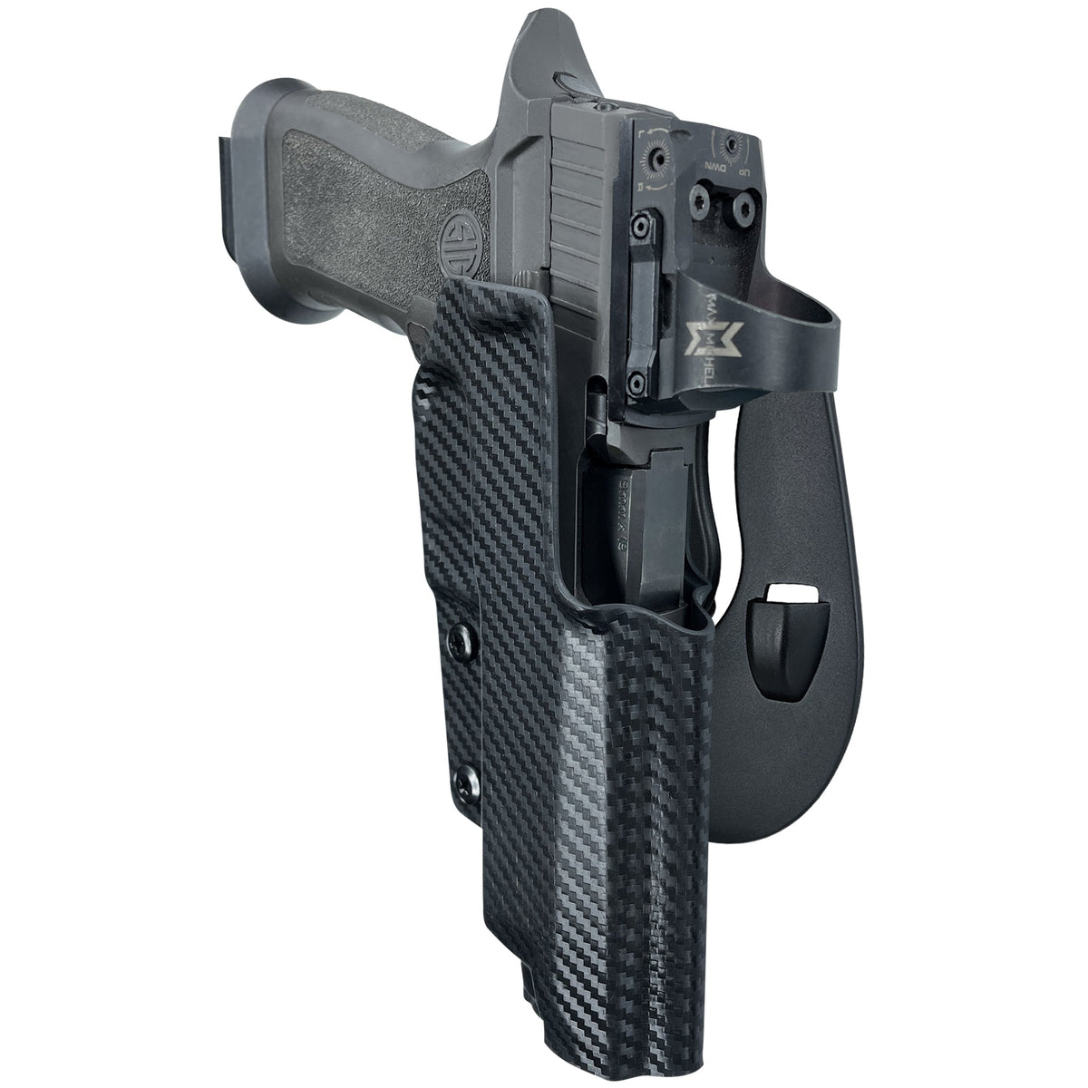 Sig Sauer P320 X5, X5 Legion OWB Paddle Holster by Black Scorpion Outdoor Gear – view 2