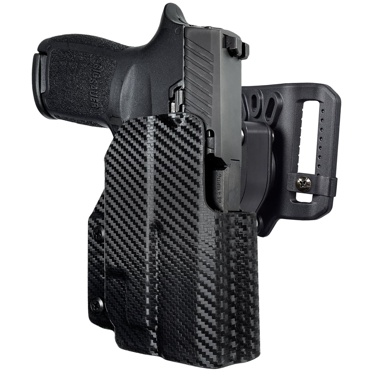 Sig Sauer P320 Compact w/ Streamlight TLR-7A Quick Release Belt Loop Holster by Black Scorpion Outdoor Gear – view 2