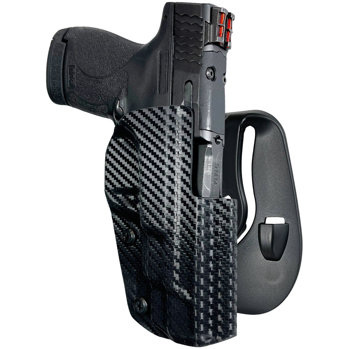 Smith & Wesson M&P Shield Plus 4'' OWB Paddle Holster by Black Scorpion Outdoor Gear – view 2