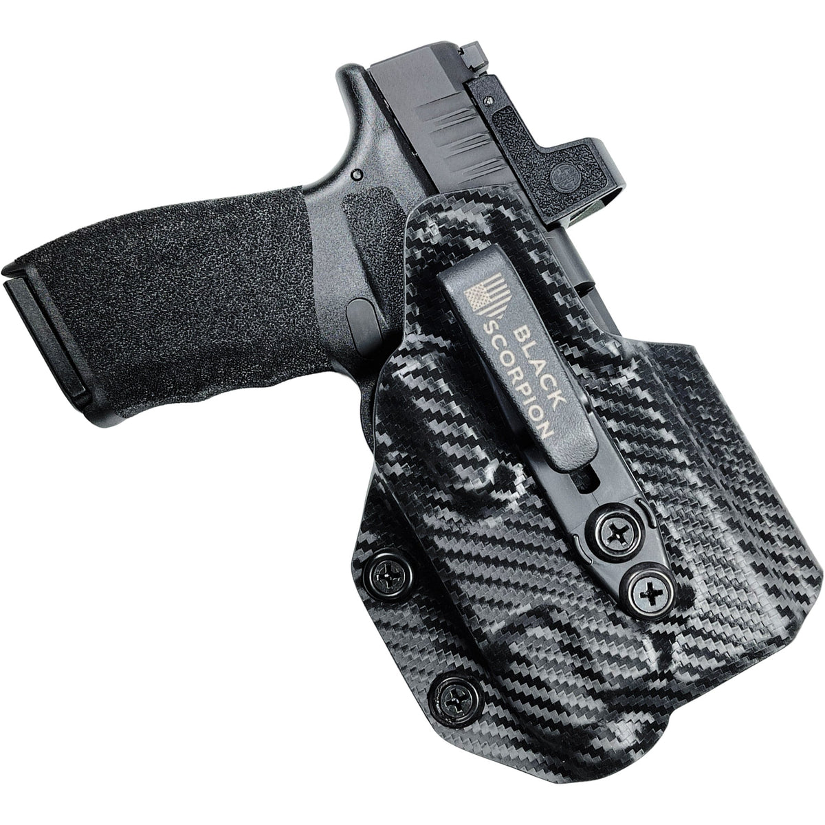 Springfield Armory Hellcat Pro w/ TLR-7A IWB Belt Wing Tuckable Holster by Black Scorpion Outdoor Gear