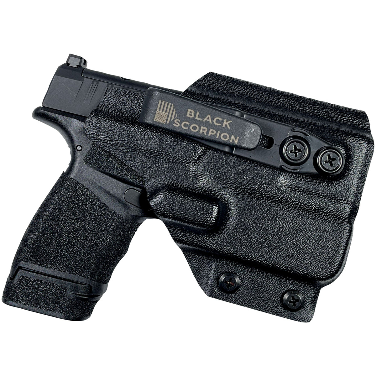 Springfield Hellcat w/ TLR-6 IWB Belt Wing Tuckable Holster by Black Scorpion Outdoor Gear – view 3