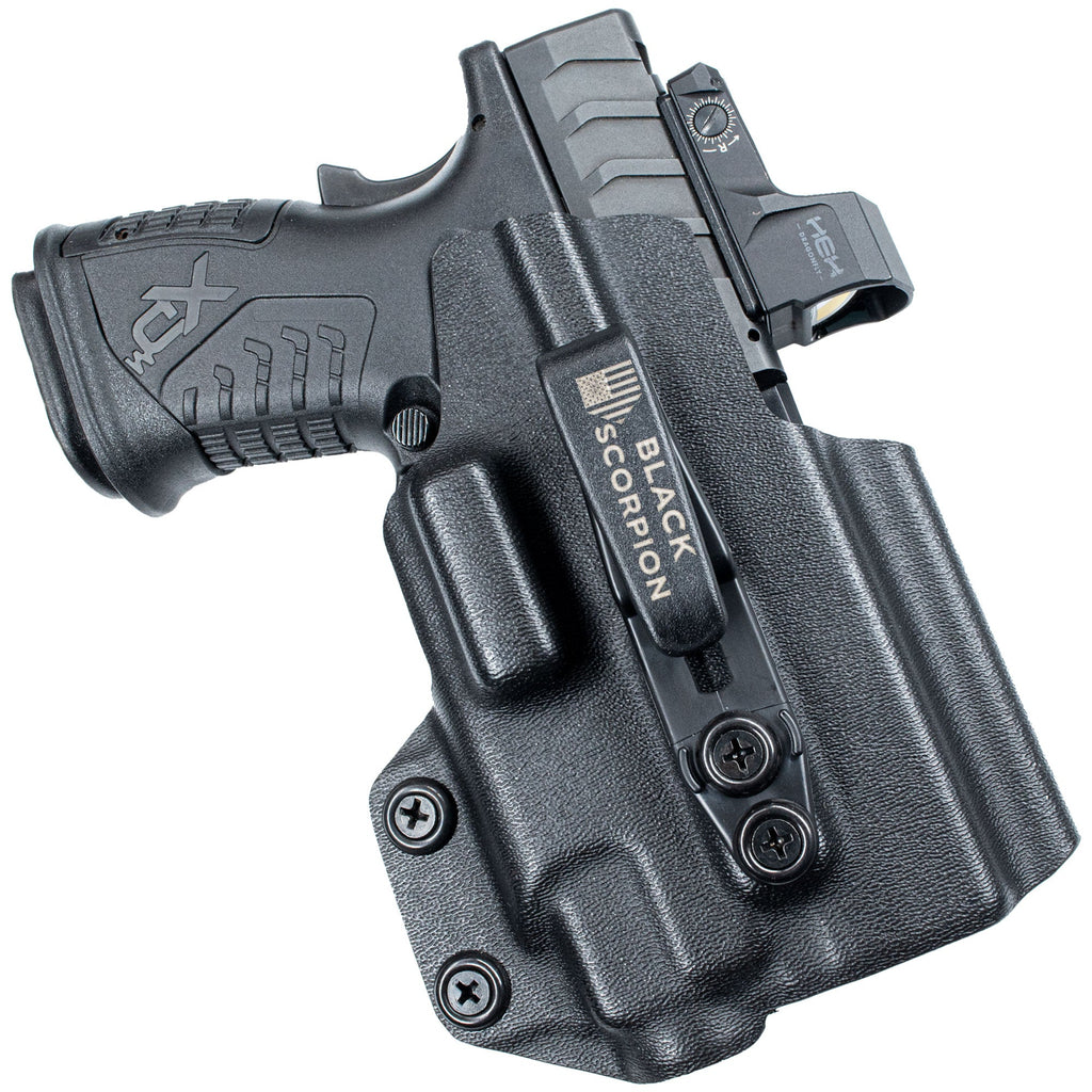 Springfield Armory XD-M Elite 3.8'' w/ TLR-7 / TLR-8 IWB Belt Wing Tuckable Holster by Black Scorpion Outdoor Gear – view 3