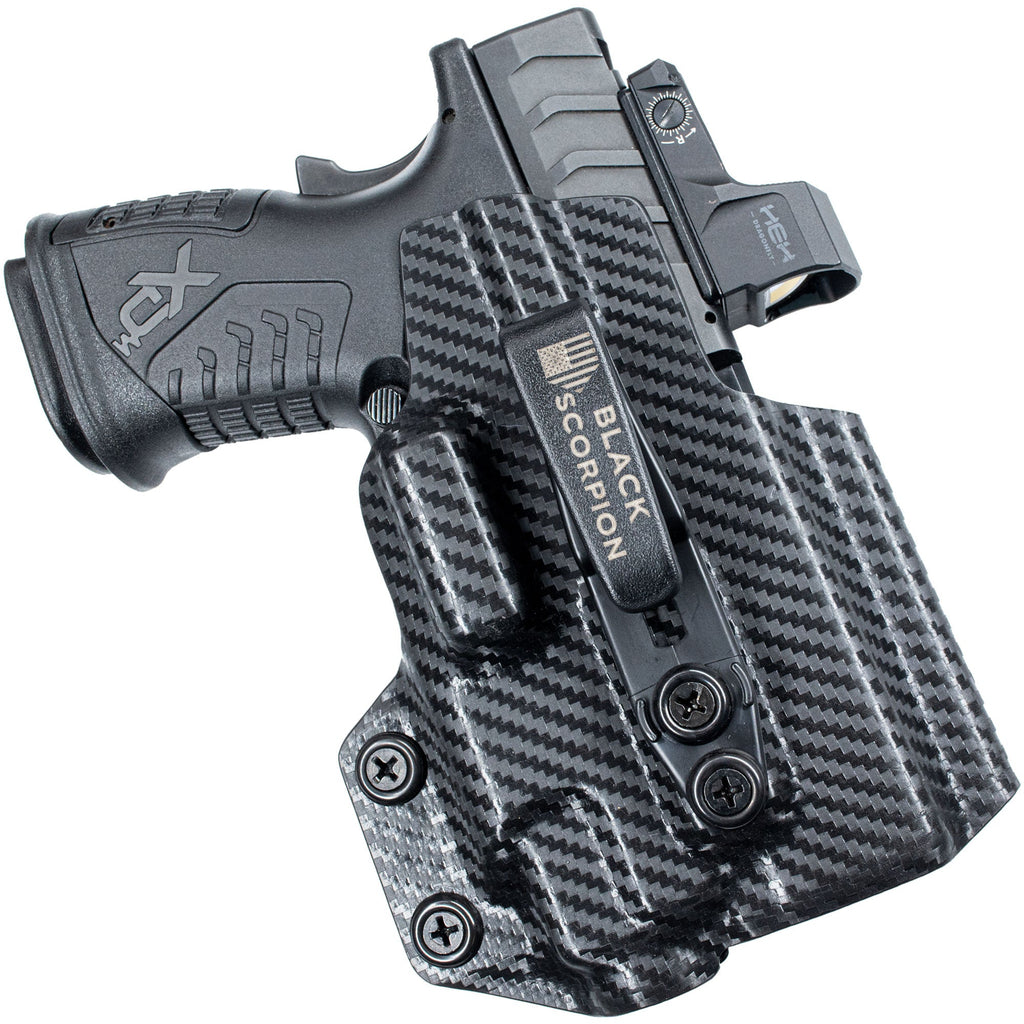 Springfield Armory XD-M Elite 3.8'' w/ TLR-7 / TLR-8 IWB Belt Wing Tuckable Holster by Black Scorpion Outdoor Gear