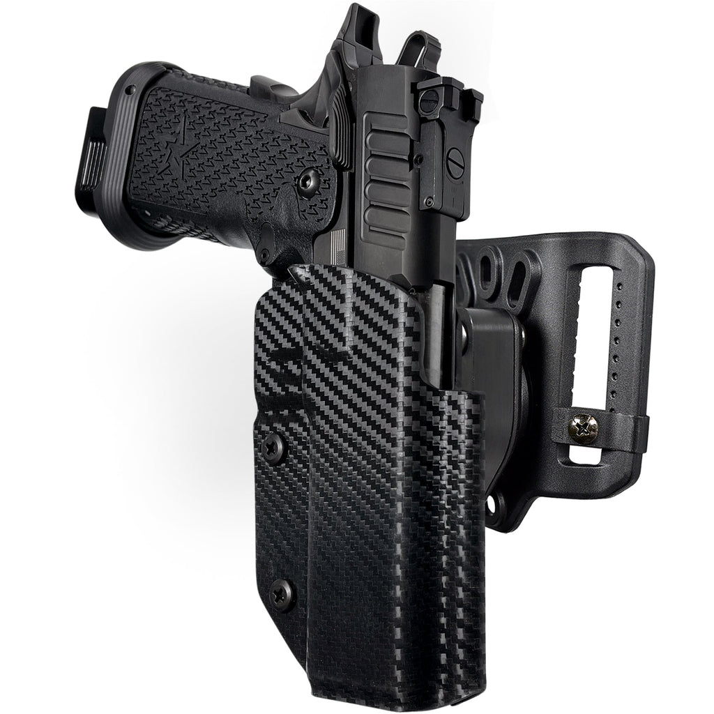 Staccato P DUO Quick Release Belt Loop Holster by Black Scorpion Outdoor Gear – view 2