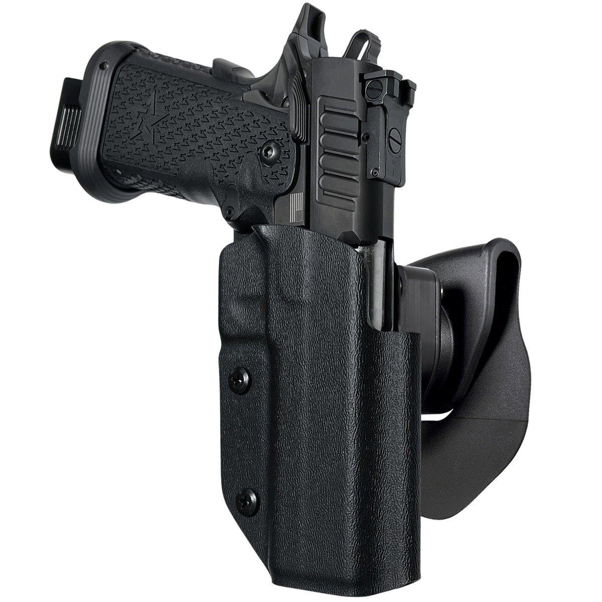 Staccato P DUO OWB Quick Release Paddle Holster by Black Scorpion Outdoor Gear