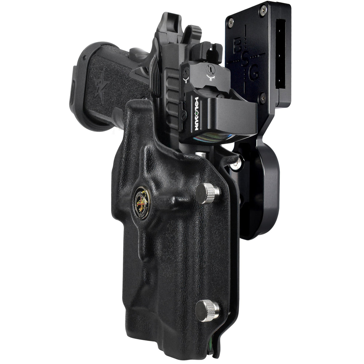 Staccato P w/ Holosun P.ID Pro Ball Joint Competition Holster by Black Scorpion Outdoor Gear