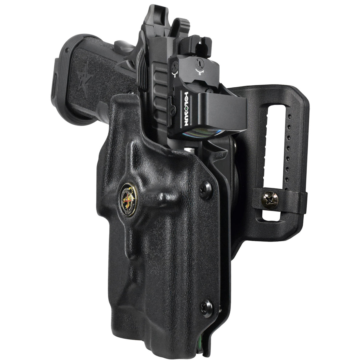 Staccato P w/ Holosun P.ID Quick Release Belt Loop Holster by Black Scorpion Outdoor Gear