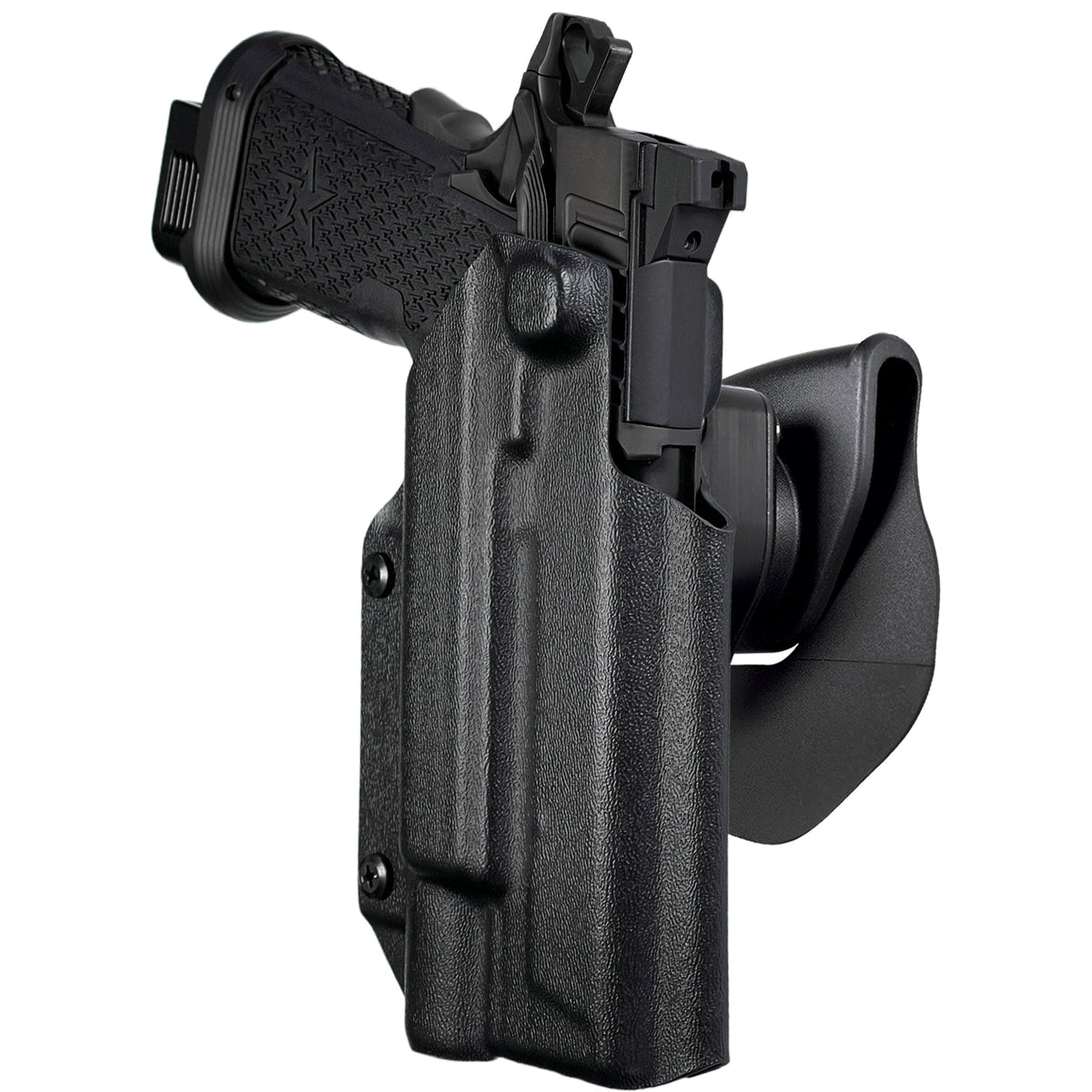 Staccato XC w/ SureFire X300U-A OWB Quick Release Paddle Holster by Black Scorpion Outdoor Gear