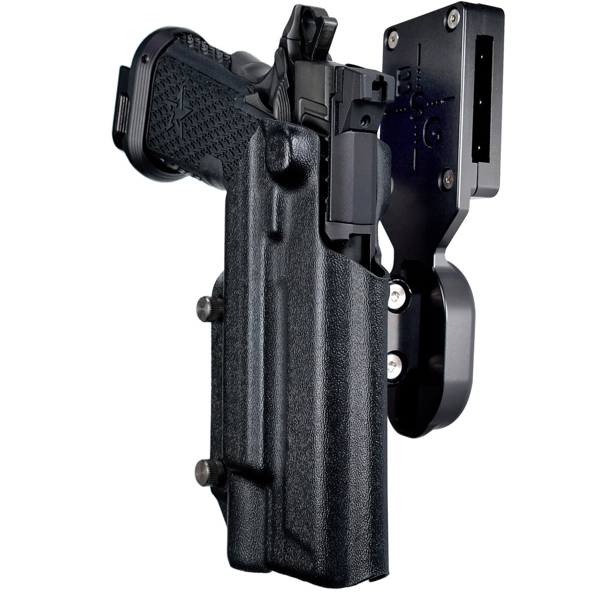 Staccato XC w/ SureFire X300U-A Pro Ball Joint Competition Holster by Black Scorpion Outdoor Gear